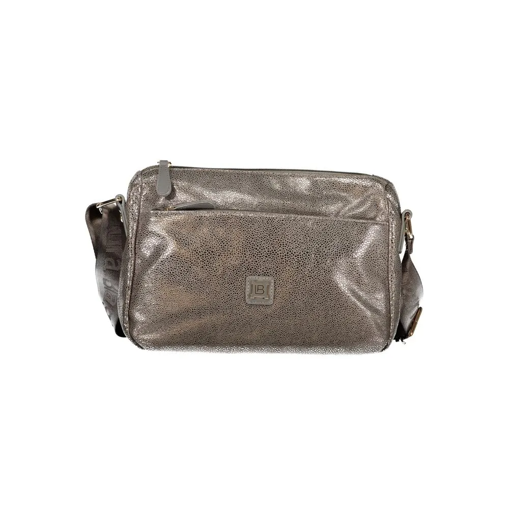 Laura Biagiotti Gray Polyester Women Handbag sold by Siebentaschen