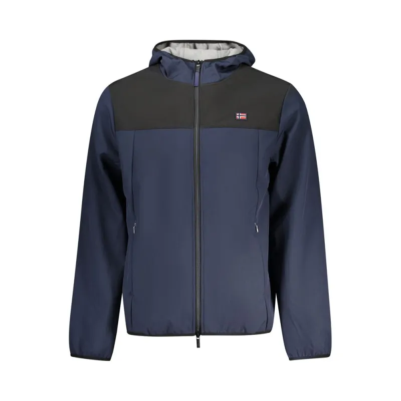 Norway 1963 Blue Polyester Men Jacket made by Siebentaschen