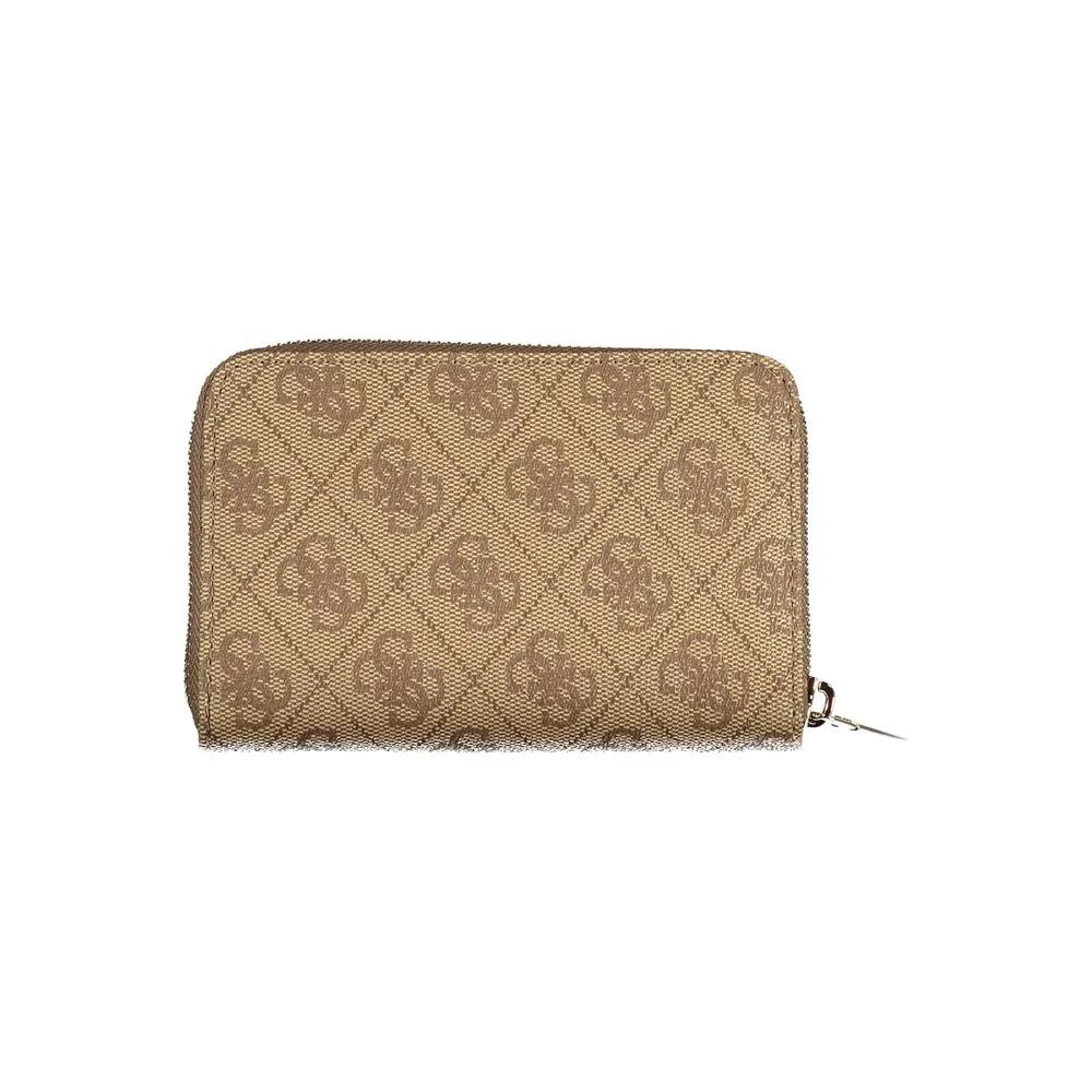 Guess Jeans Beige Polyethylene Women Wallet sold by Siebentaschen product image thumbnail 2
