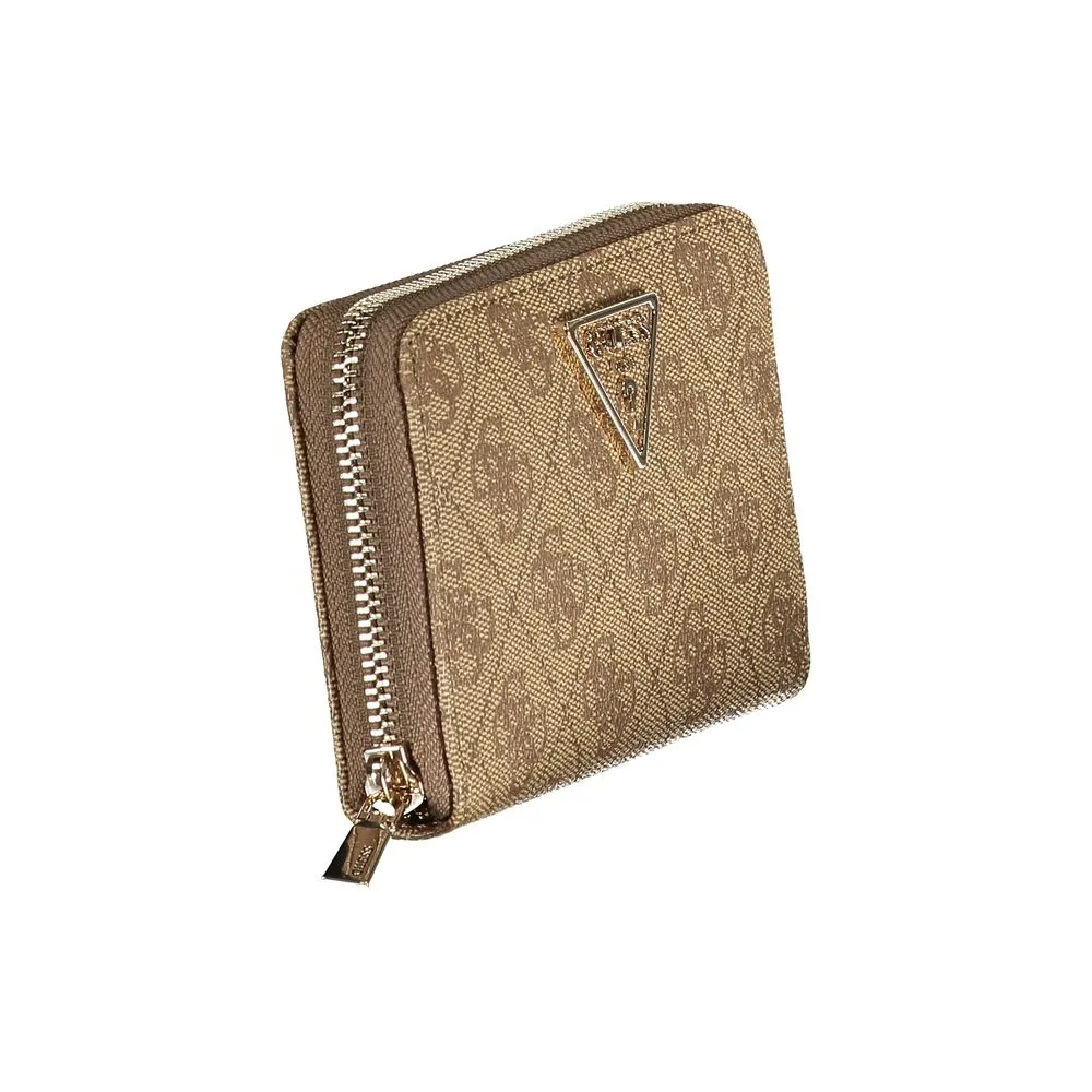 Guess Jeans Beige Polyethylene Women Wallet sold by Siebentaschen product image thumbnail 3