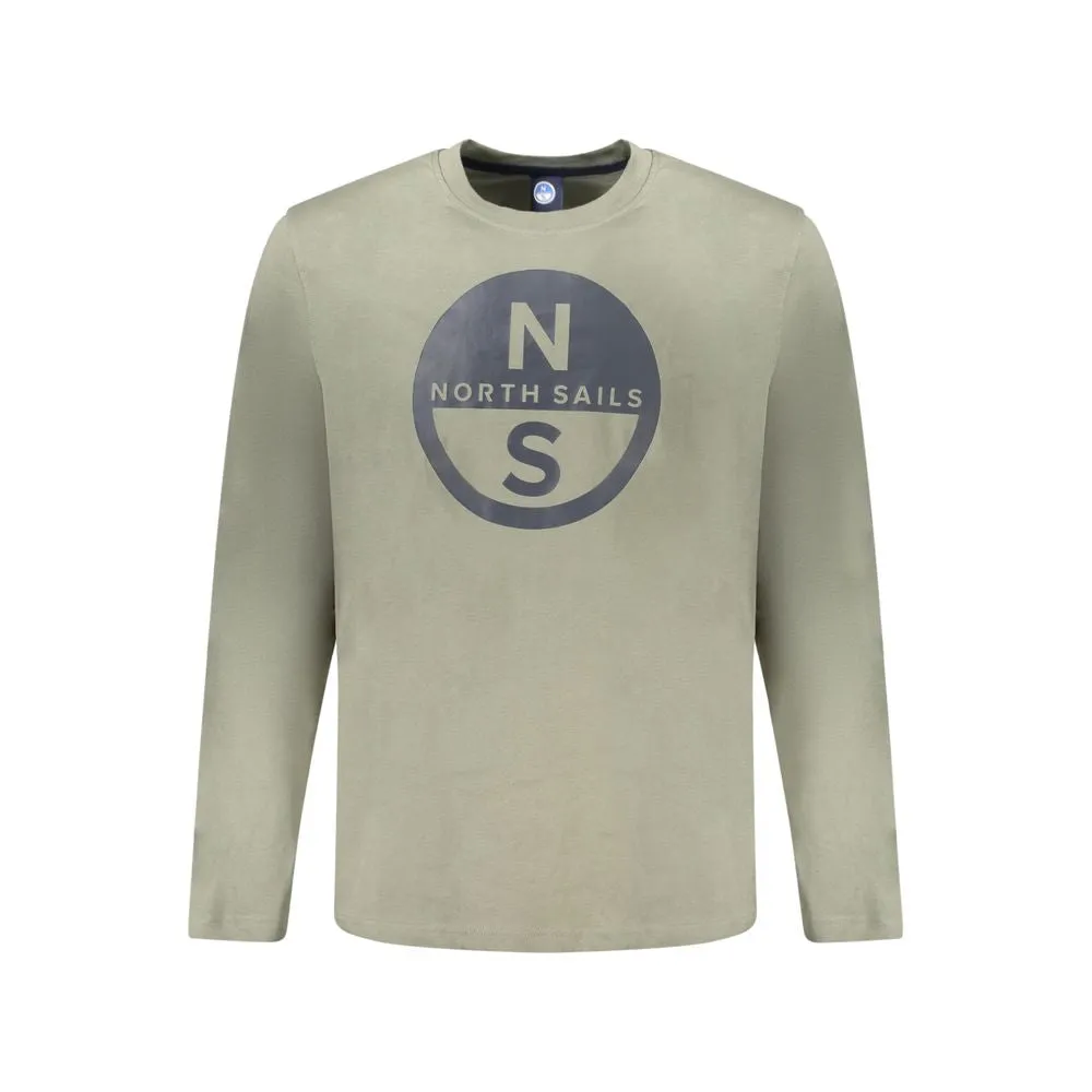 North Sails Green Cotton T-Shirt sold by Siebentaschen