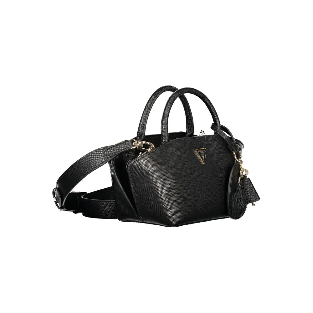 Guess Jeans Black Polyethylene Handbag sold by Siebentaschen product image thumbnail 3