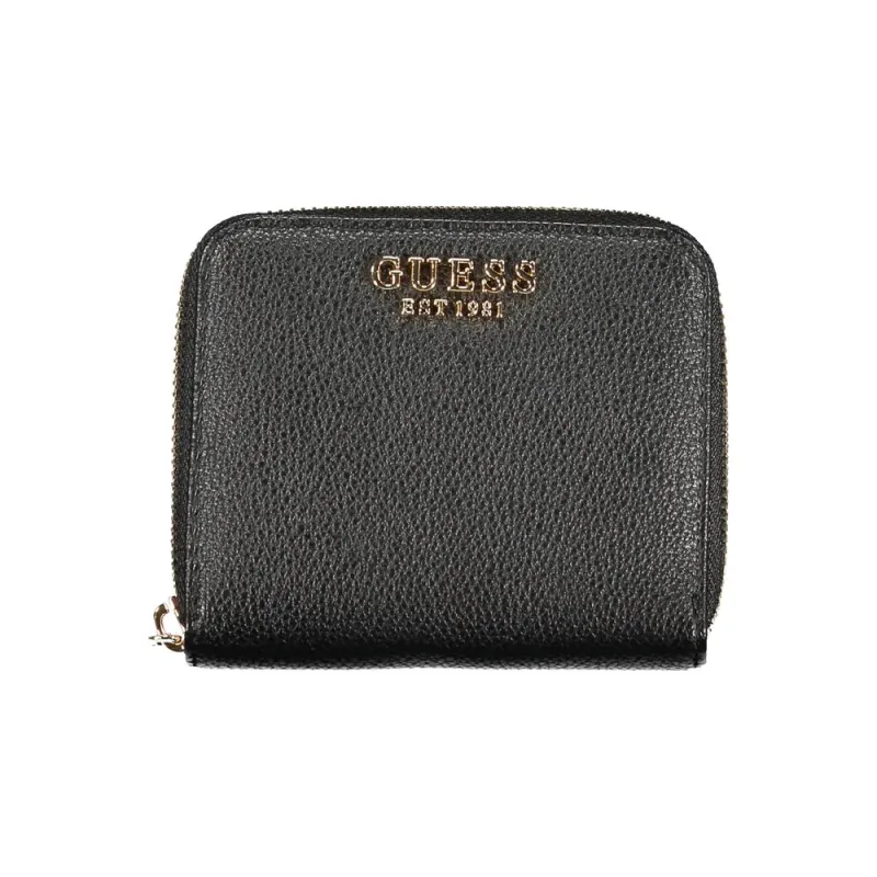 Guess Jeans Black Polyethylene Wallet sold by Siebentaschen