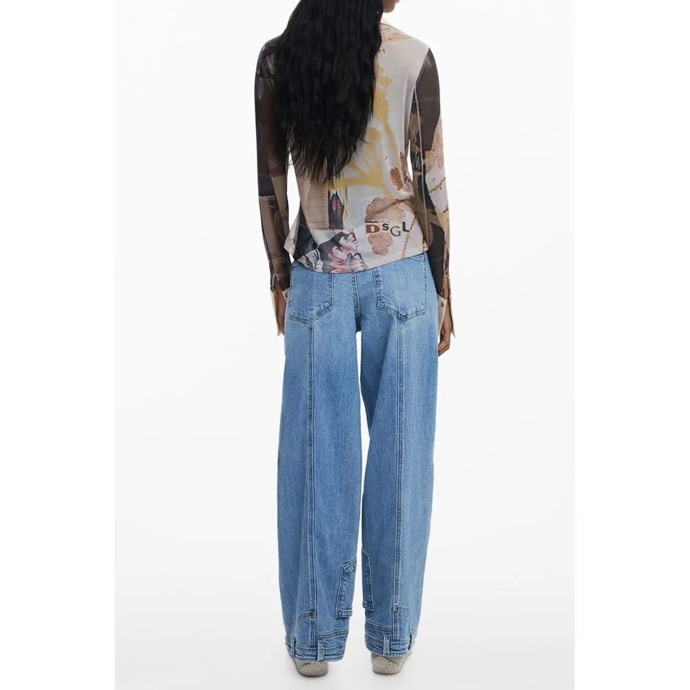 Desigual Beige Polyester Shirt sold by Siebentaschen product image thumbnail 2