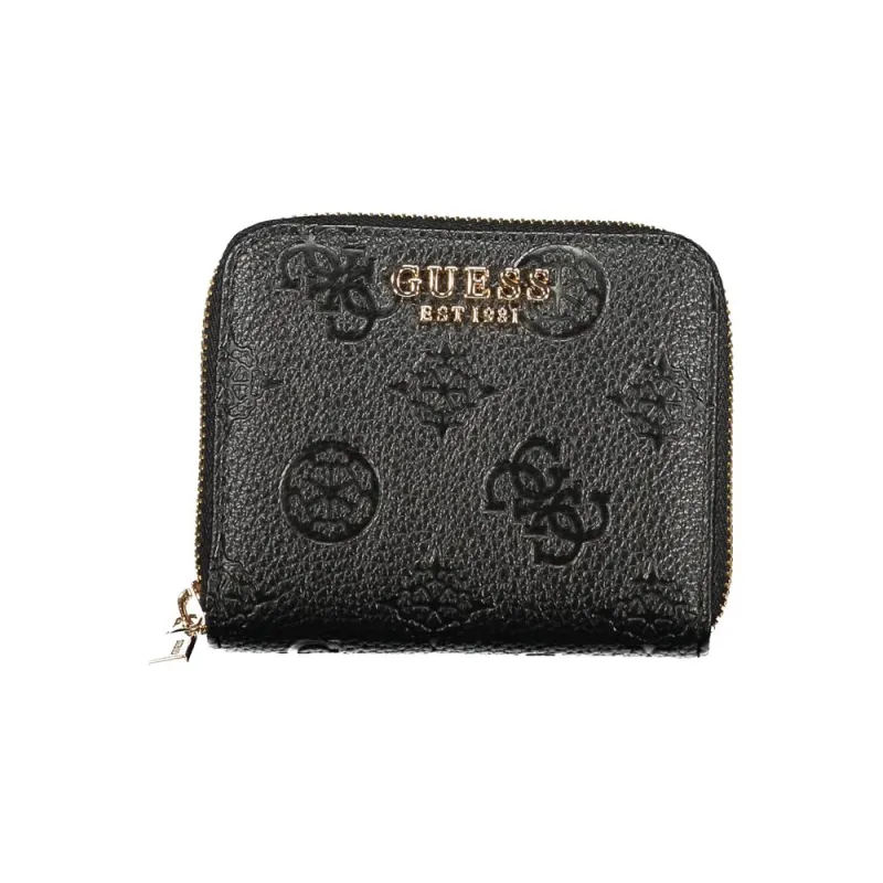 Guess Jeans Black Polyethylene Wallet sold by Siebentaschen