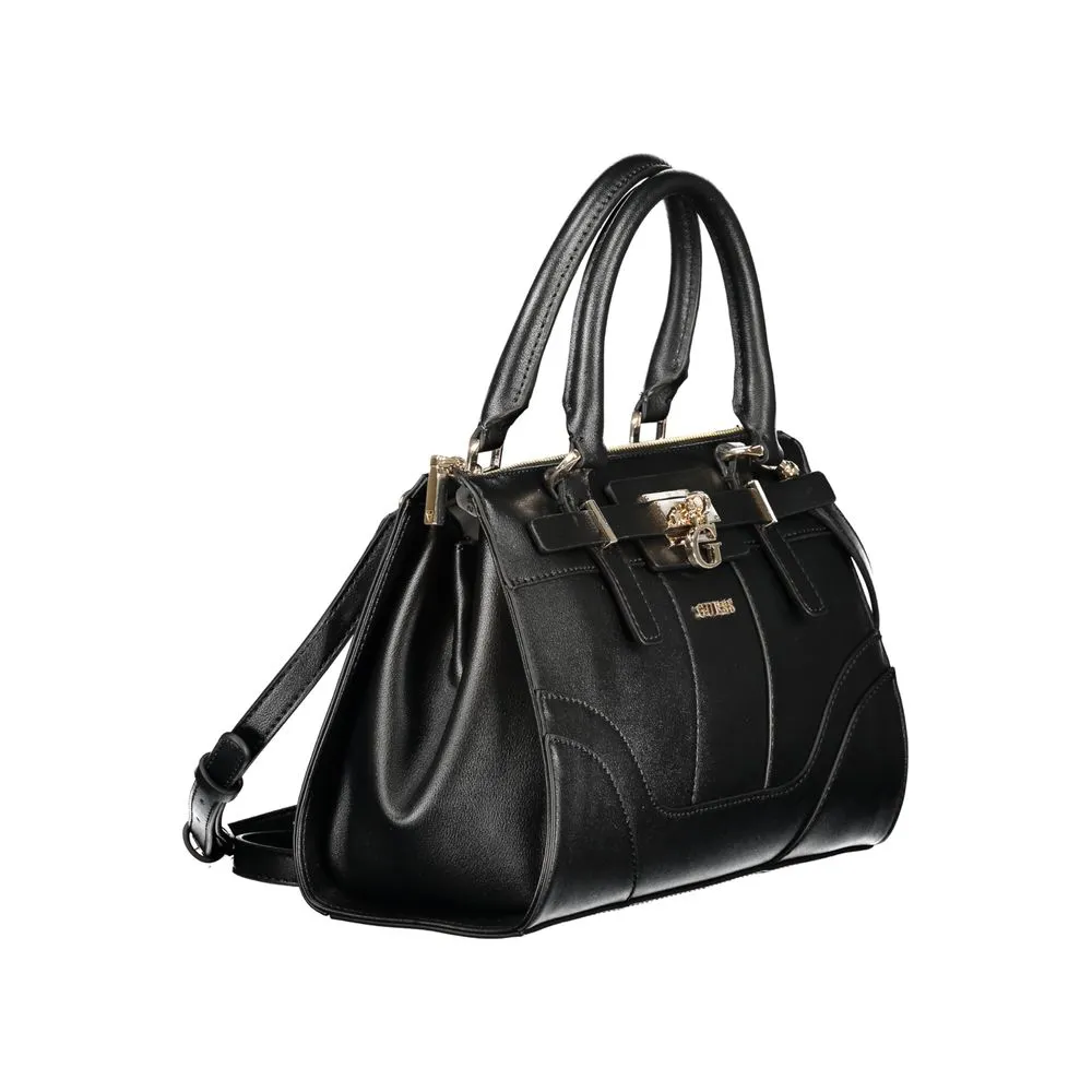 Guess Jeans Black Polyethylene Handbag sold by Siebentaschen product image thumbnail 3