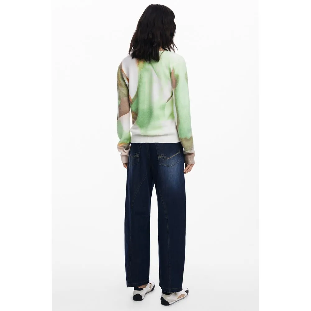 Desigual Green Elastane Sweater sold by Siebentaschen product image thumbnail 2