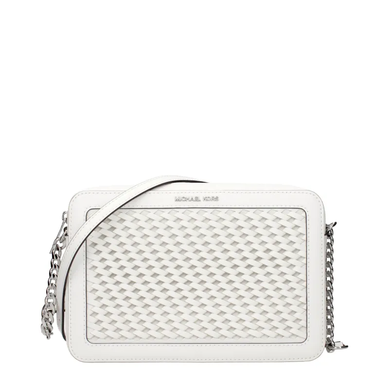 Michael Kors White Leather Crossbody Bag sold by Siebentaschen