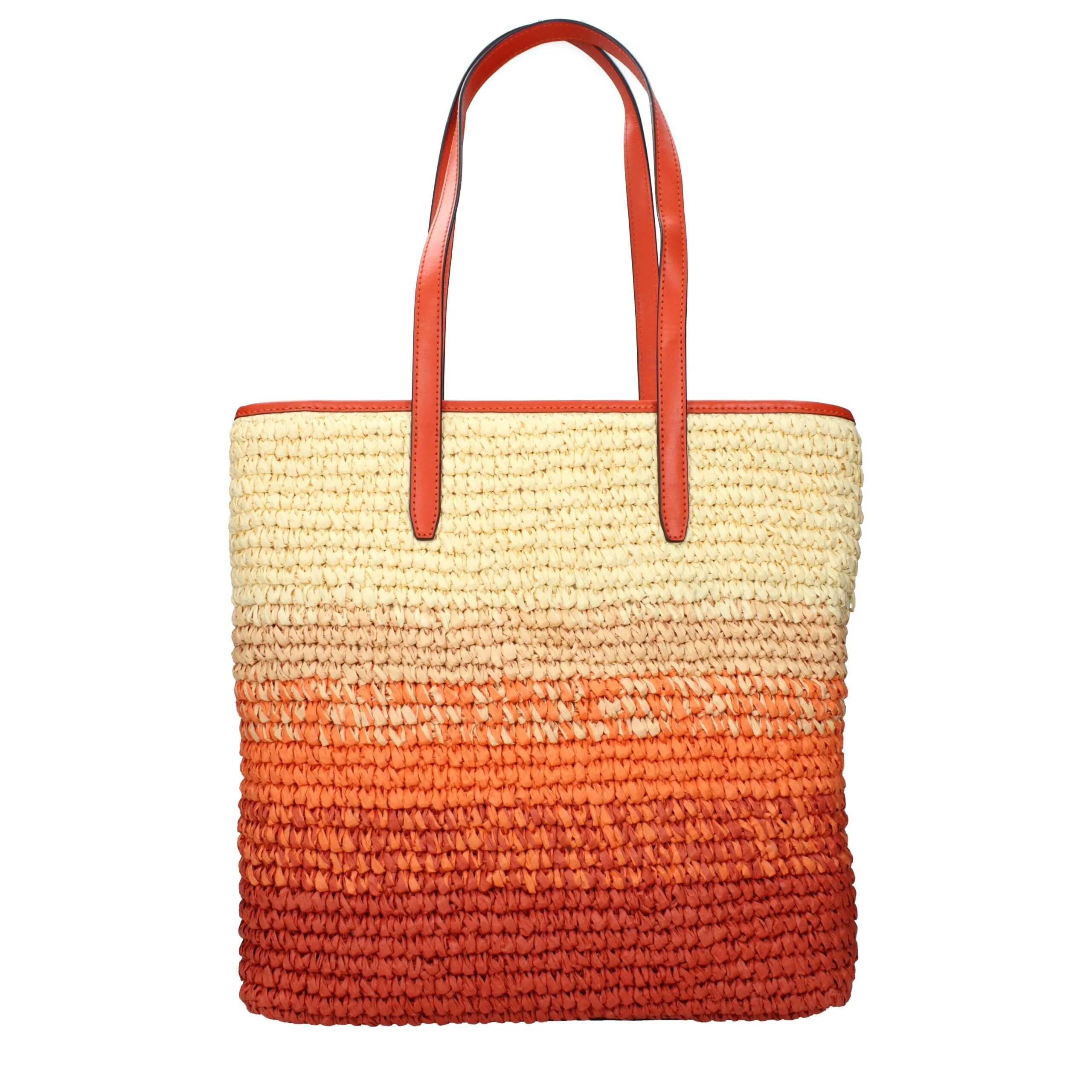 Michael Kors Orange Raffia Shoulder Bag sold by Siebentaschen product image thumbnail 3