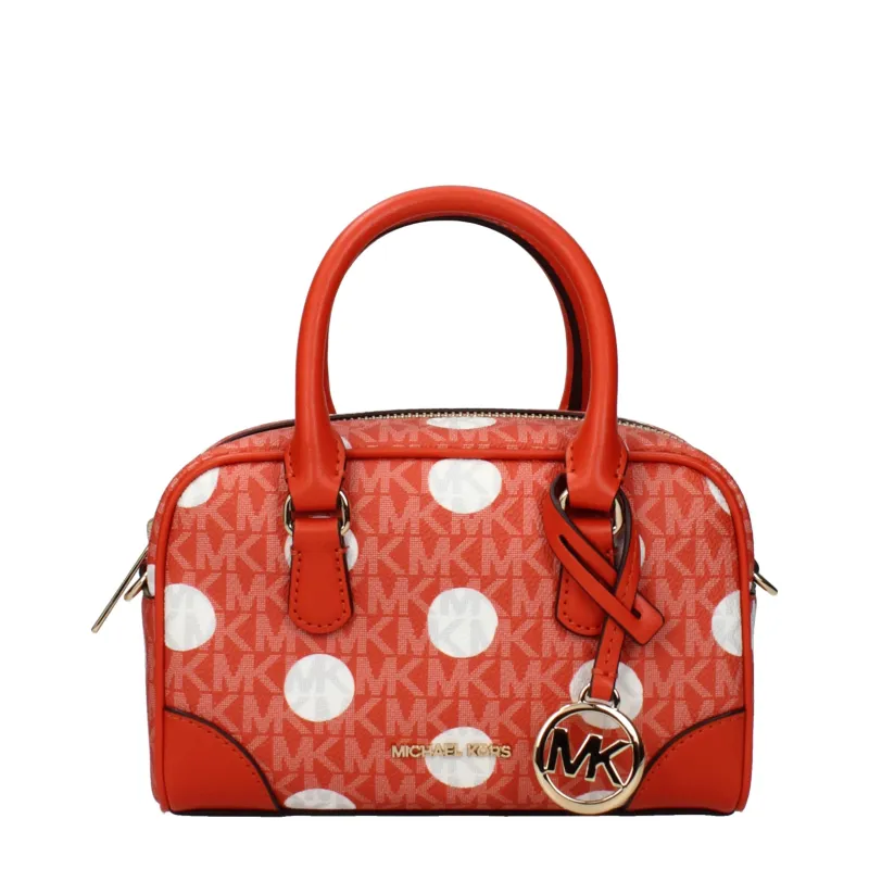 Michael Kors Orange Fabric Handbag sold by Siebentaschen