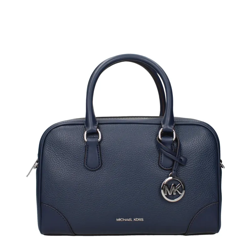 Michael Kors Blue Leather Handbag sold by Siebentaschen