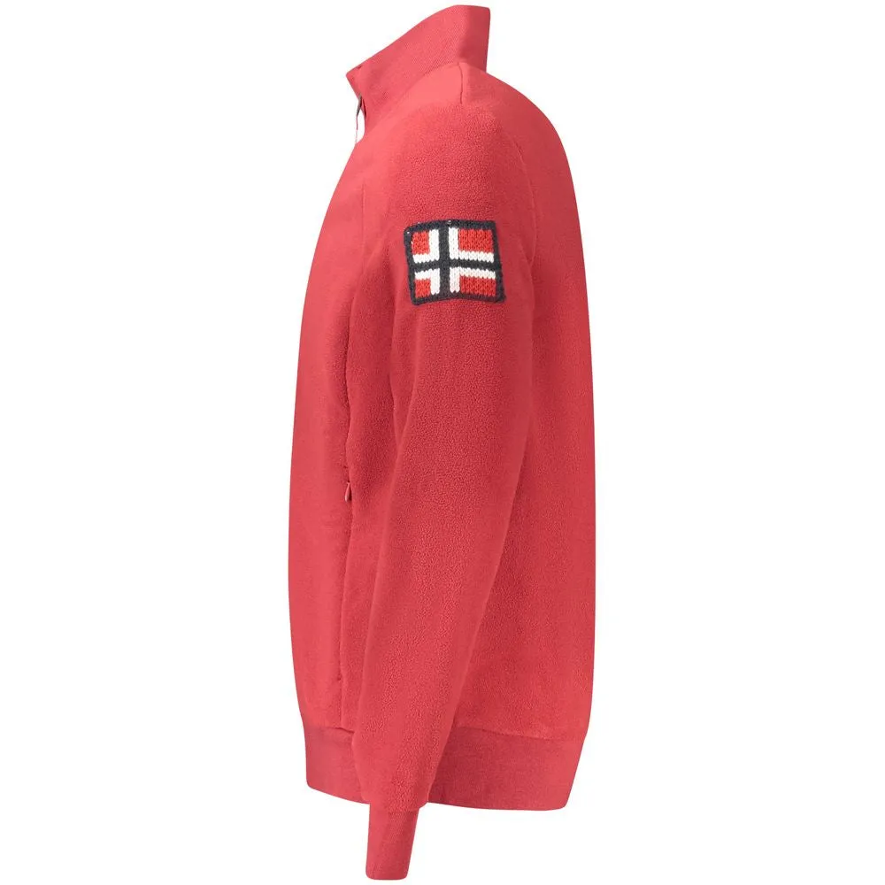 Norway 1963 Red Polyester Men Sweater sold by Siebentaschen product image thumbnail 3