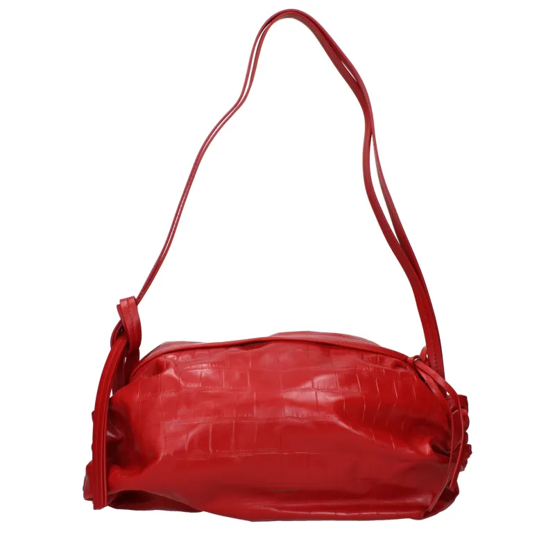 Jil Sander Red Leather Shoulder Bag sold by Siebentaschen