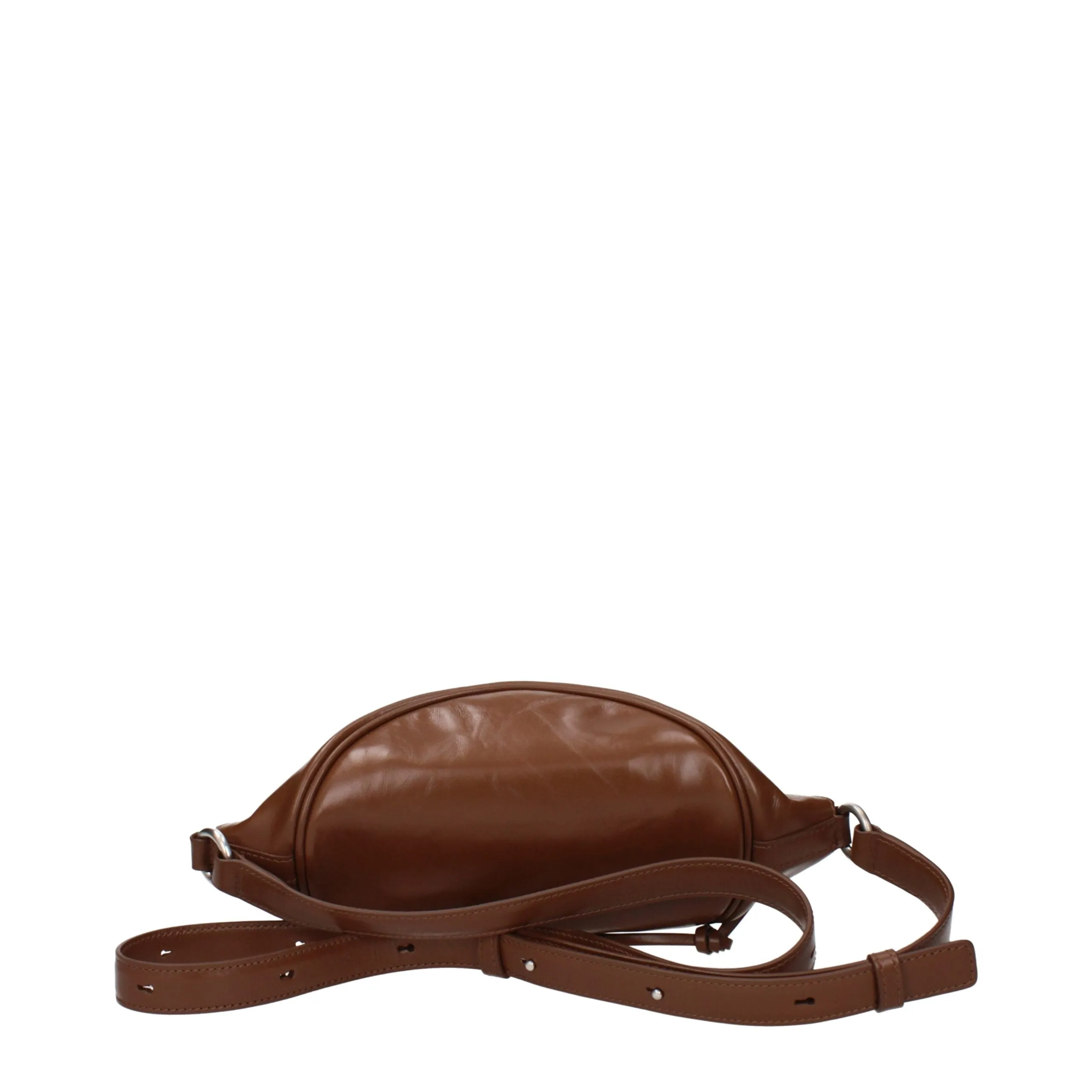 Jil Sander Brown Leather Crossbody Bag sold by Siebentaschen product image thumbnail 3