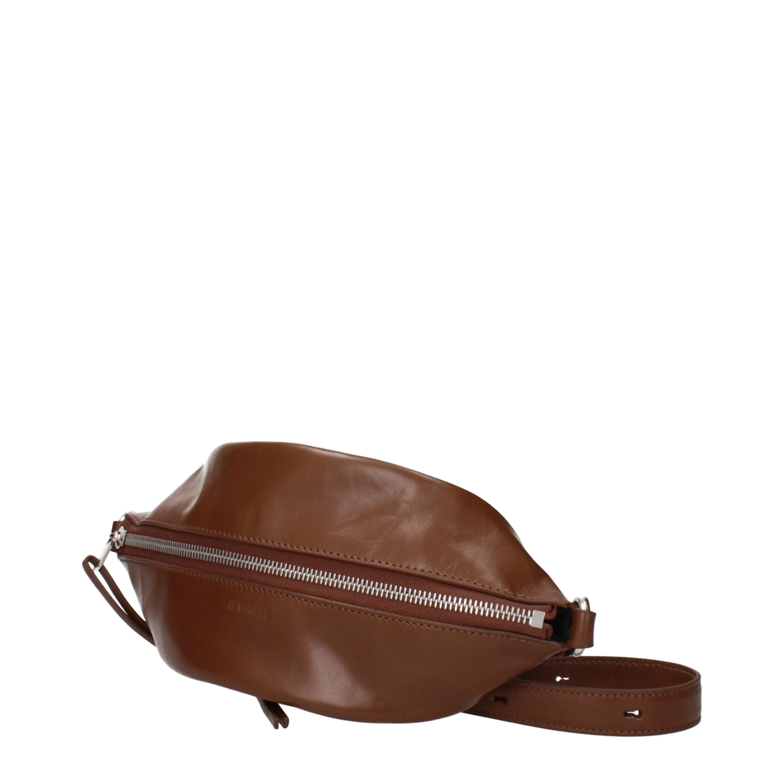 Jil Sander Brown Leather Crossbody Bag sold by Siebentaschen product image thumbnail 2