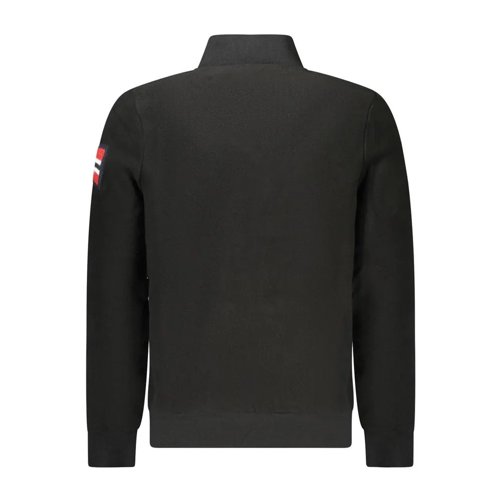 Norway 1963 Black Polyester Men Sweater sold by Siebentaschen product image thumbnail 2