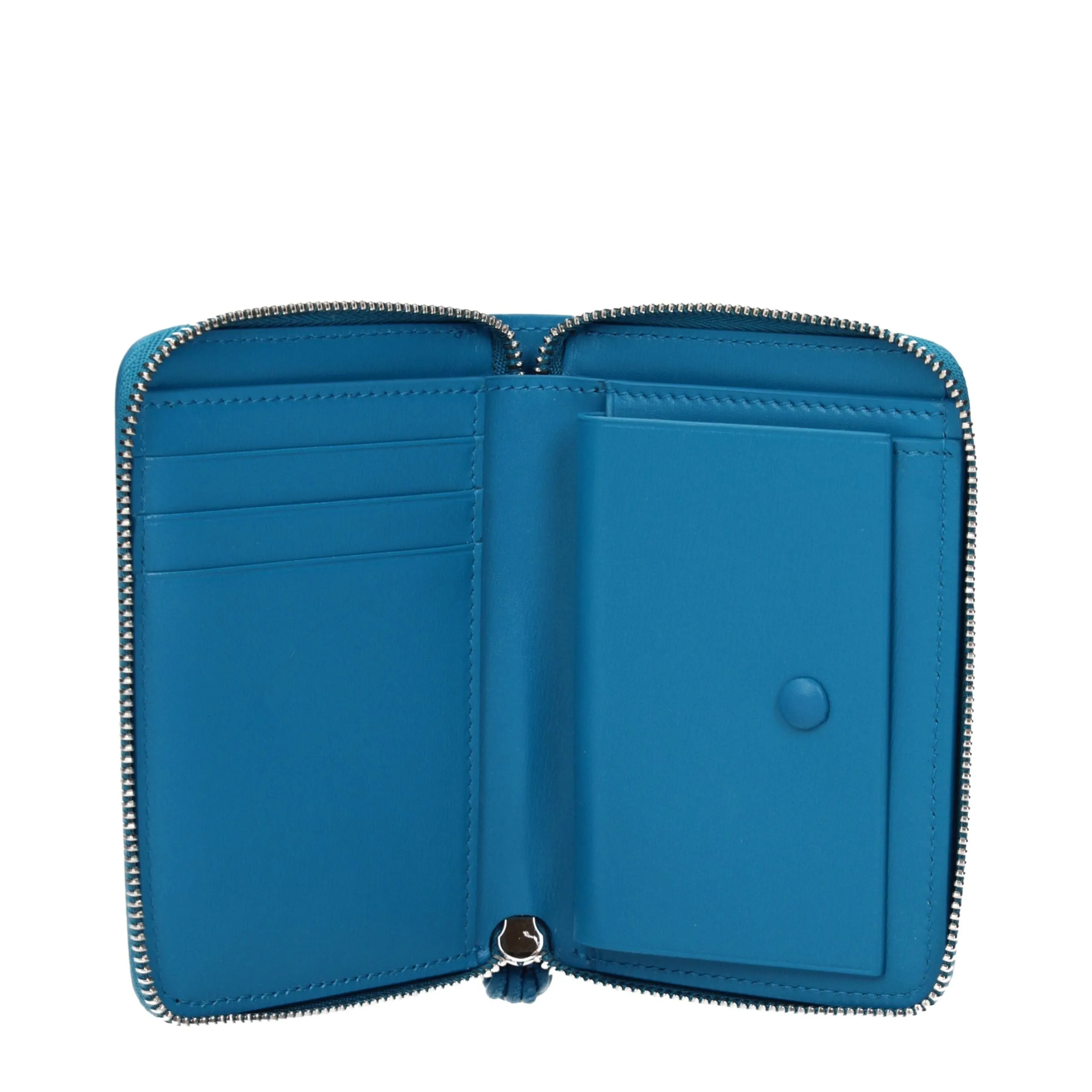 Jil Sander Blue Leather Wallet sold by Siebentaschen product image thumbnail 3