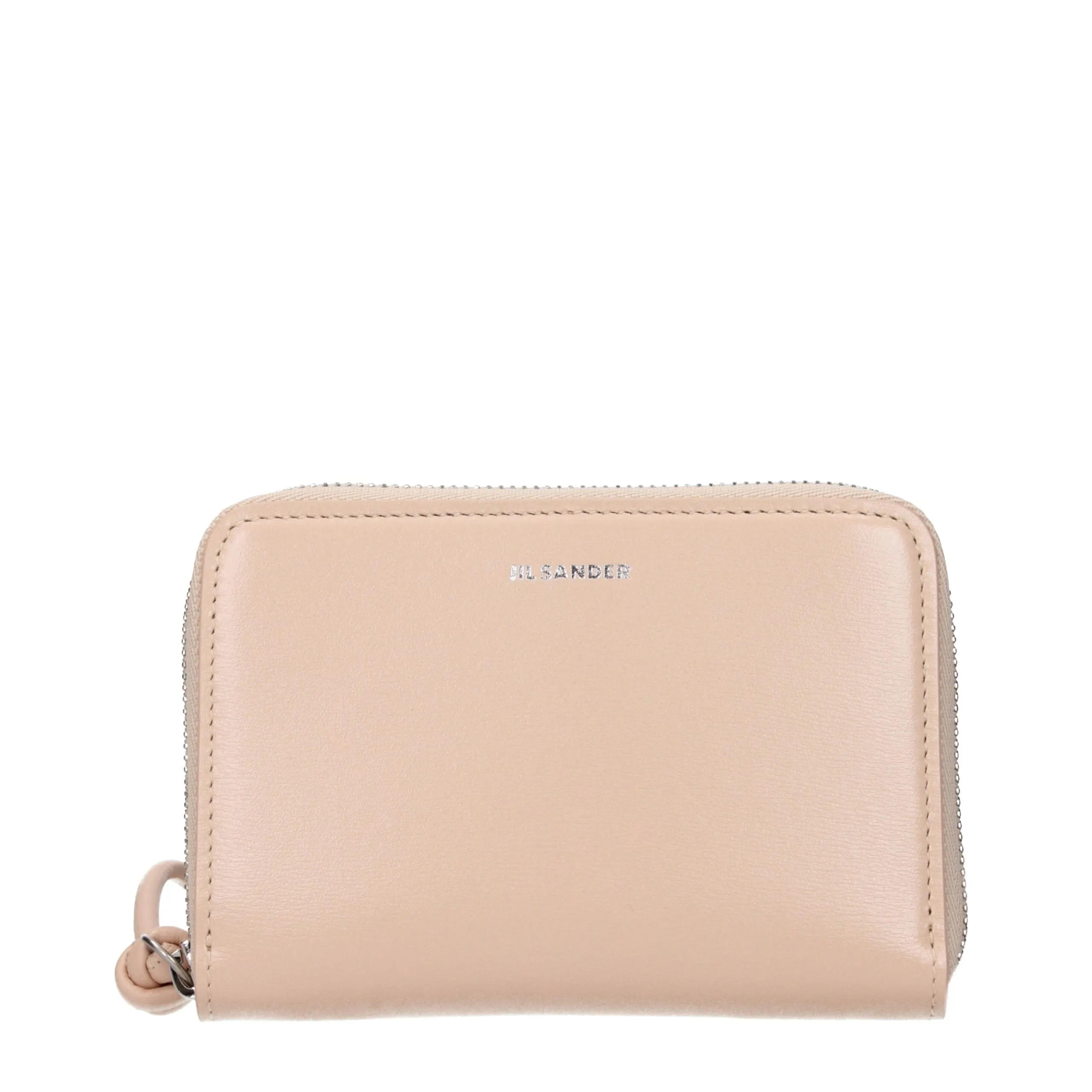 Jil Sander Pink Leather Wallet sold by Siebentaschen