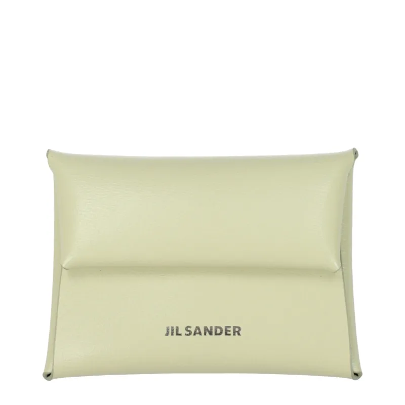 Jil Sander Green Leather Wallet sold by Siebentaschen