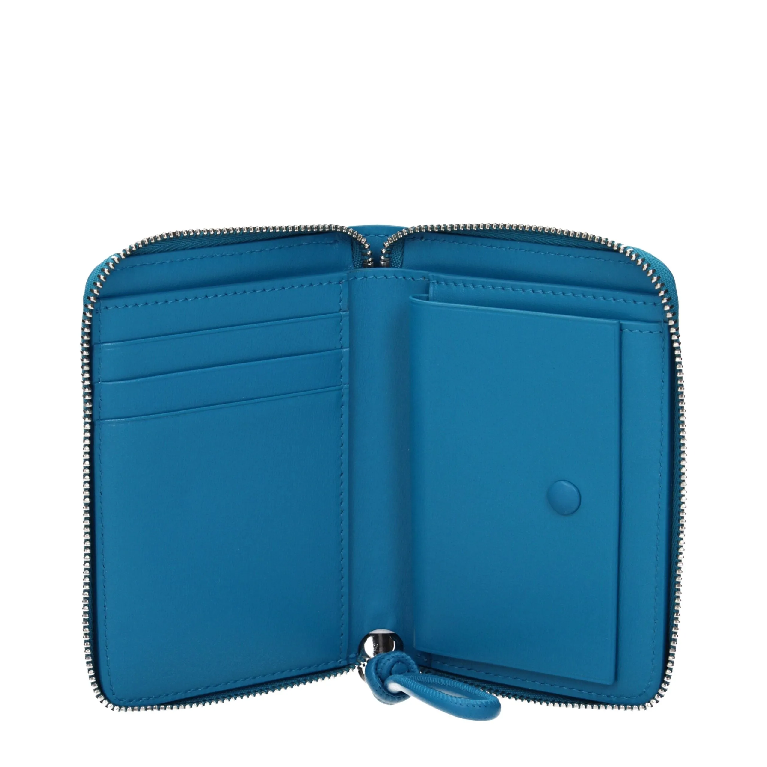 Jil Sander Blue Leather Wallet sold by Siebentaschen product image thumbnail 3