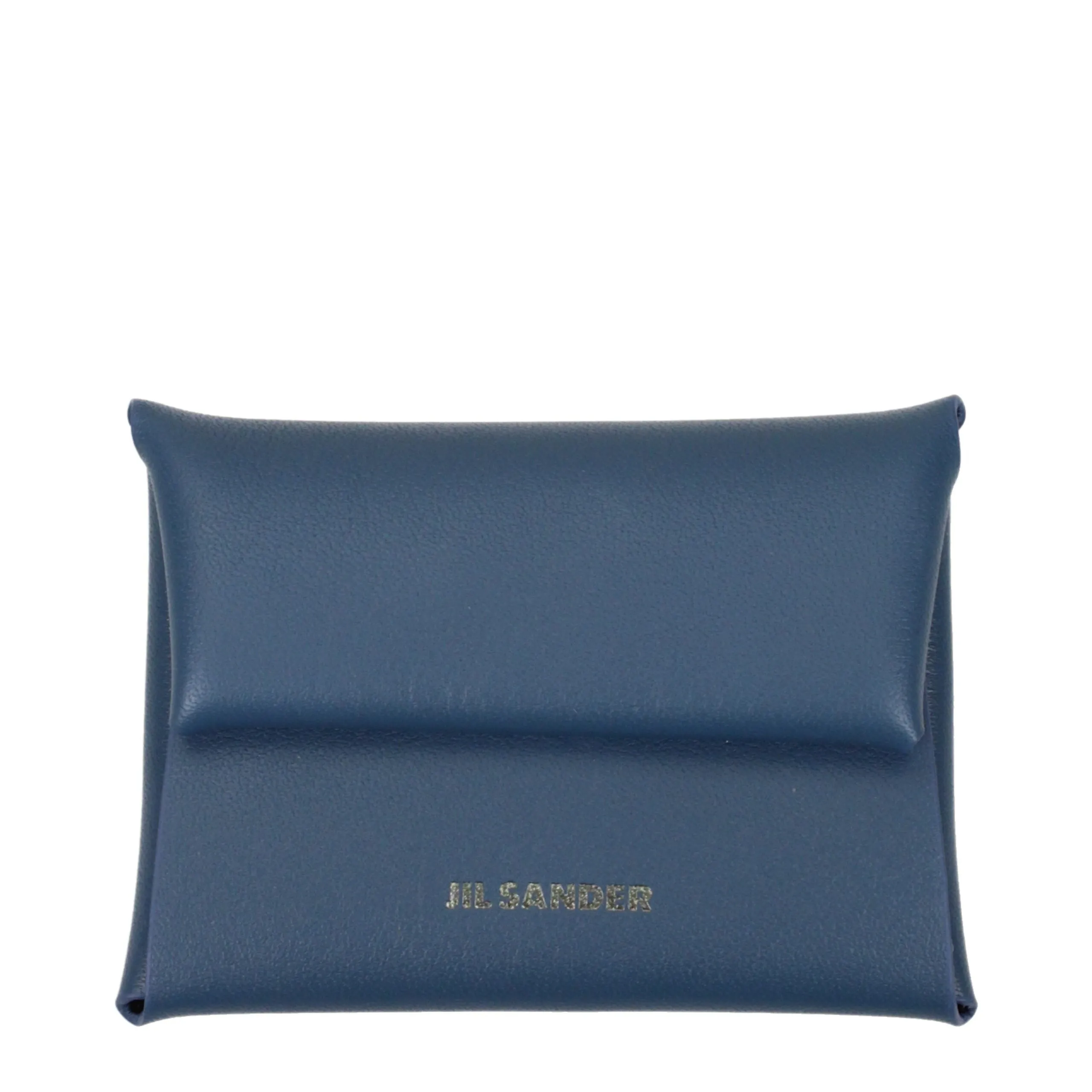 Jil Sander Blue Leather Wallet sold by Siebentaschen