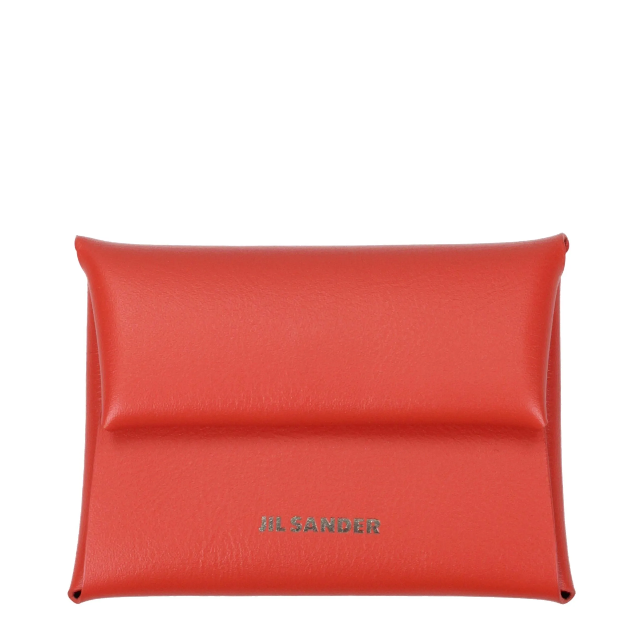 Jil Sander Orange Leather Wallet sold by Siebentaschen