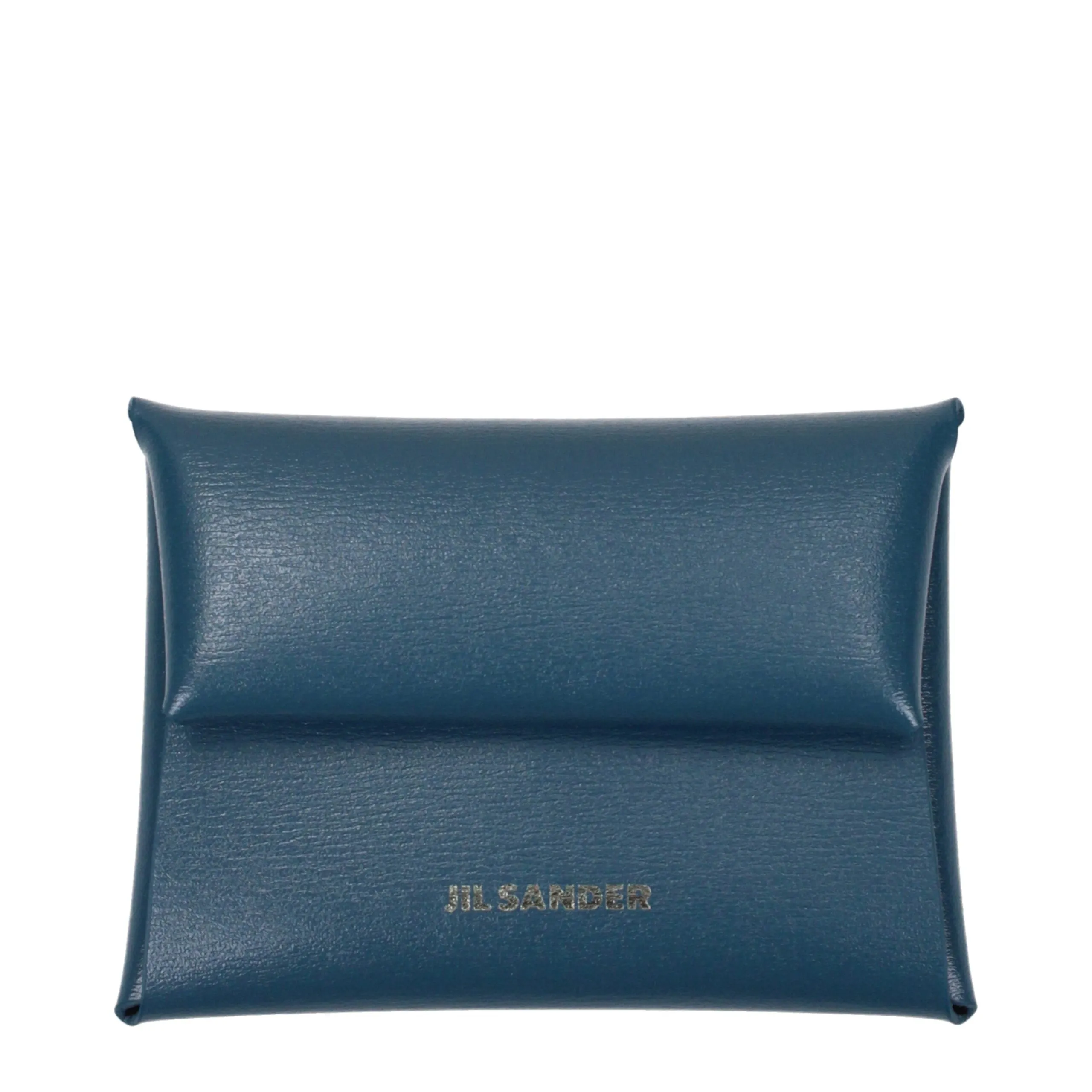 Jil Sander Blue Leather Wallet sold by Siebentaschen