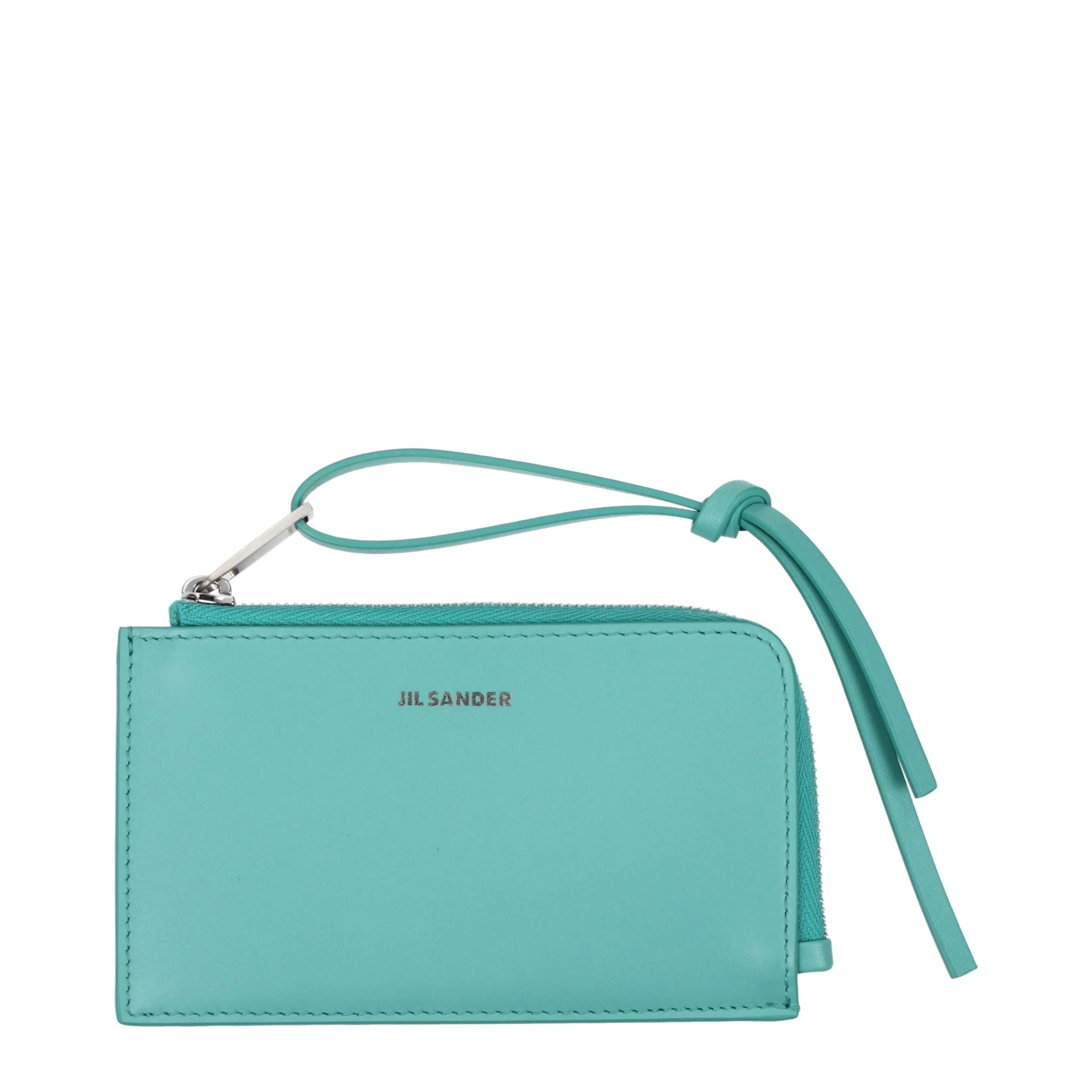 Jil Sander Green Leather Wallet sold by Siebentaschen