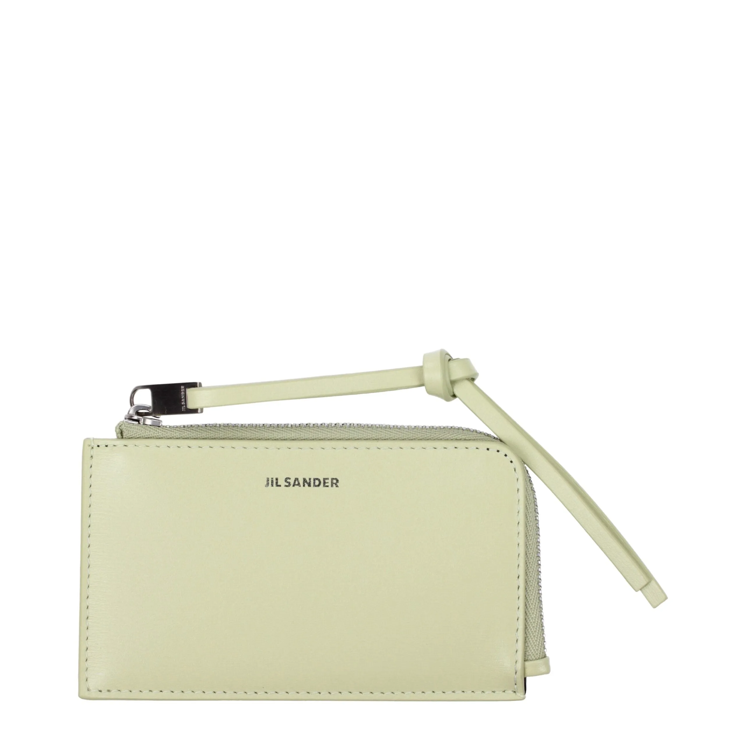 Jil Sander Green Leather Wallet sold by Siebentaschen