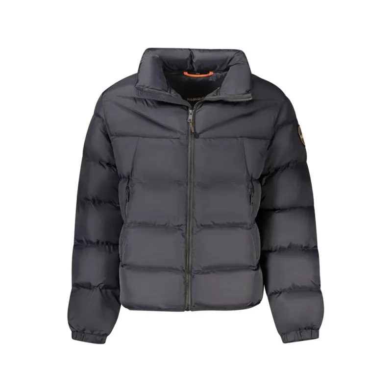 Napapijri Black Polyamide Men Jacket sold by Siebentaschen