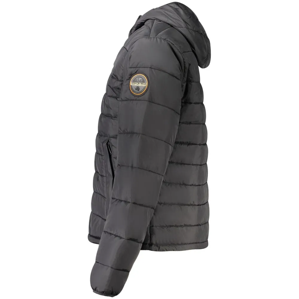 Napapijri Black Polyamide Men Jacket sold by Siebentaschen product image thumbnail 3
