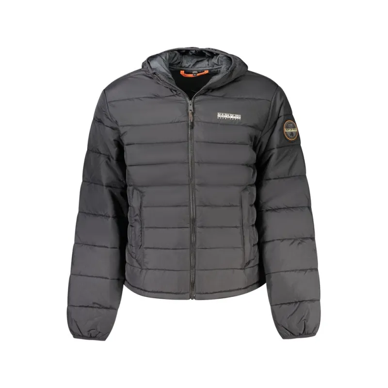 Napapijri Black Polyamide Men Jacket made by Napapijri