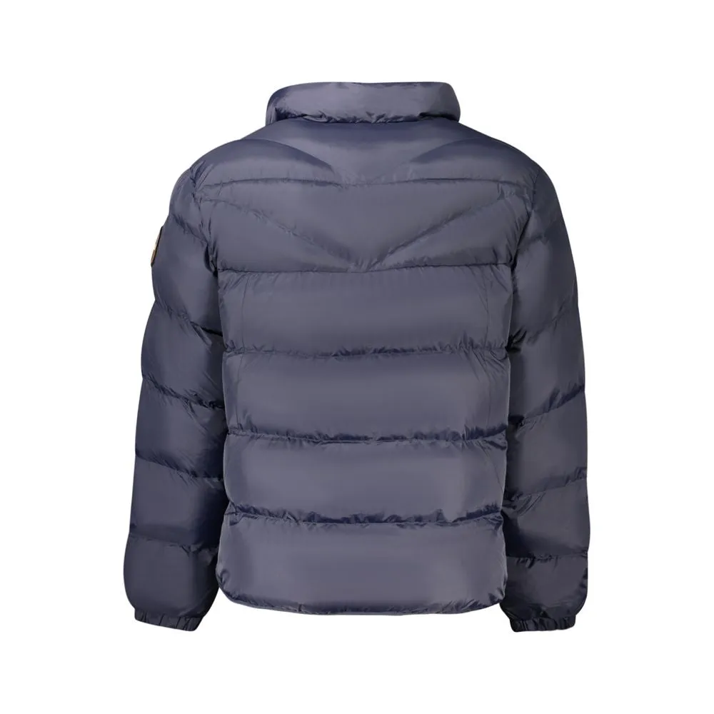 Napapijri Blue Polyamide Men Jacket sold by Siebentaschen product image thumbnail 2