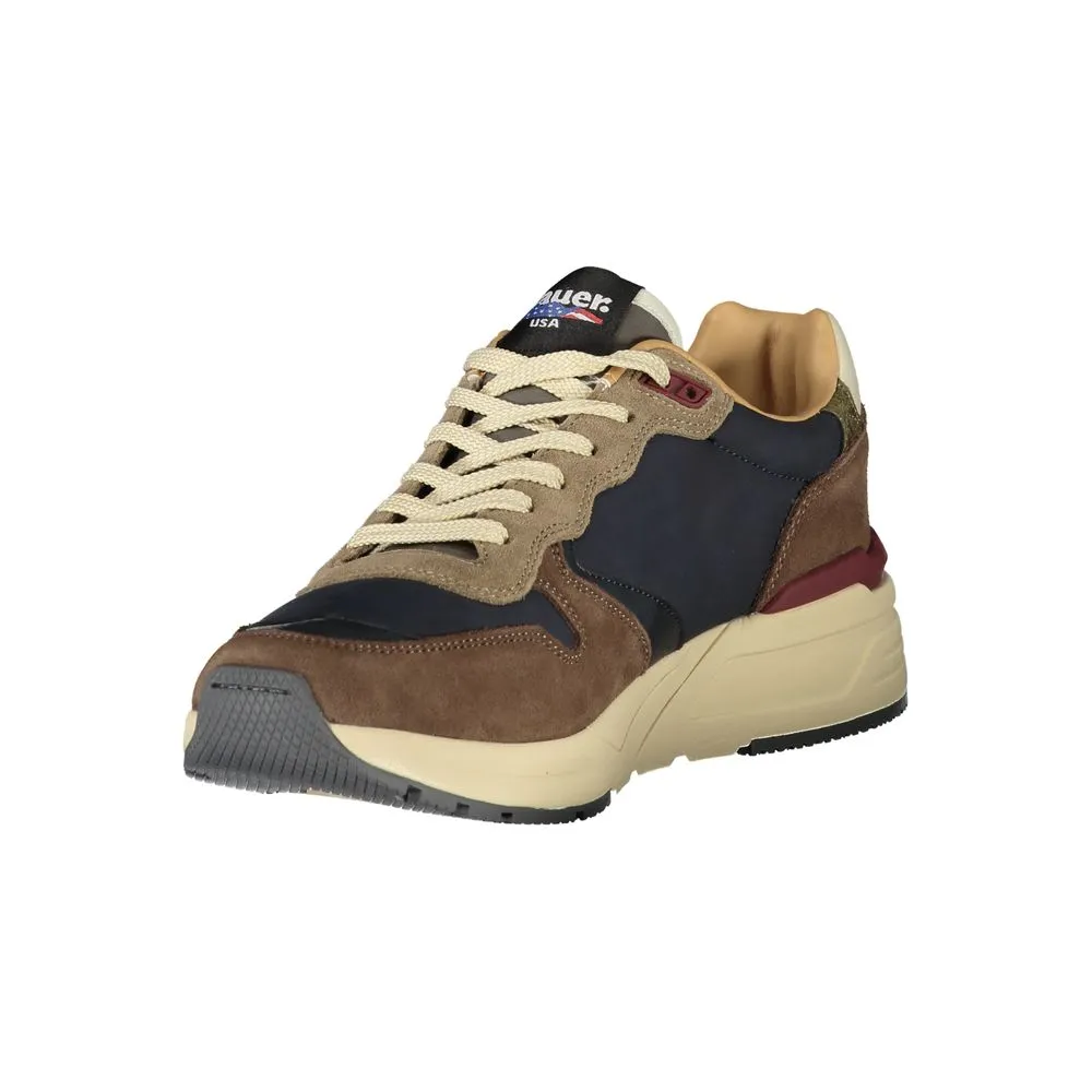 Blauer Blue Leather Men Sneaker sold by Siebentaschen product image thumbnail 3