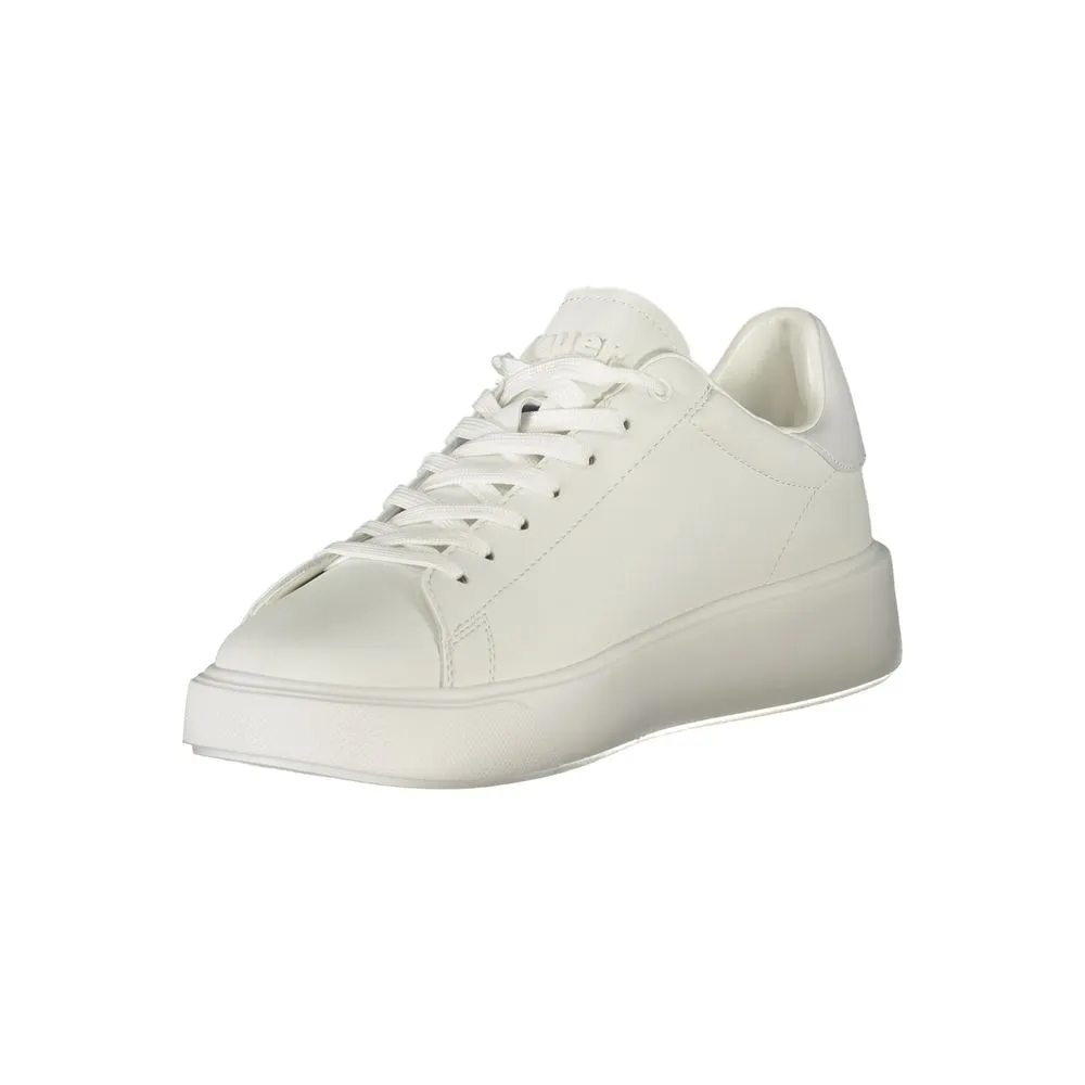 Blauer White Leather Men Sneaker sold by Siebentaschen product image thumbnail 3