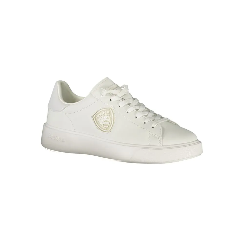 Blauer White Leather Men Sneaker sold by Siebentaschen product image thumbnail 2