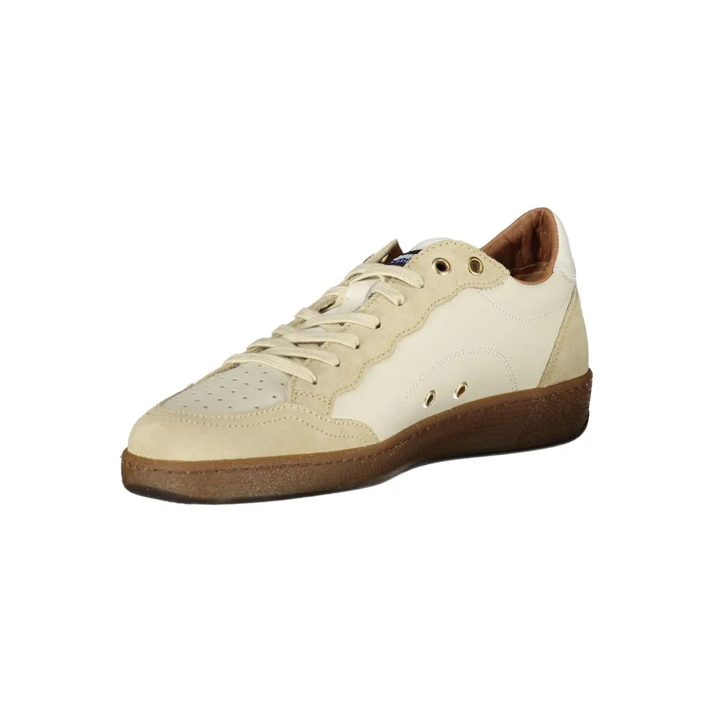 Blauer White Leather Men Sneaker sold by Siebentaschen product image thumbnail 3