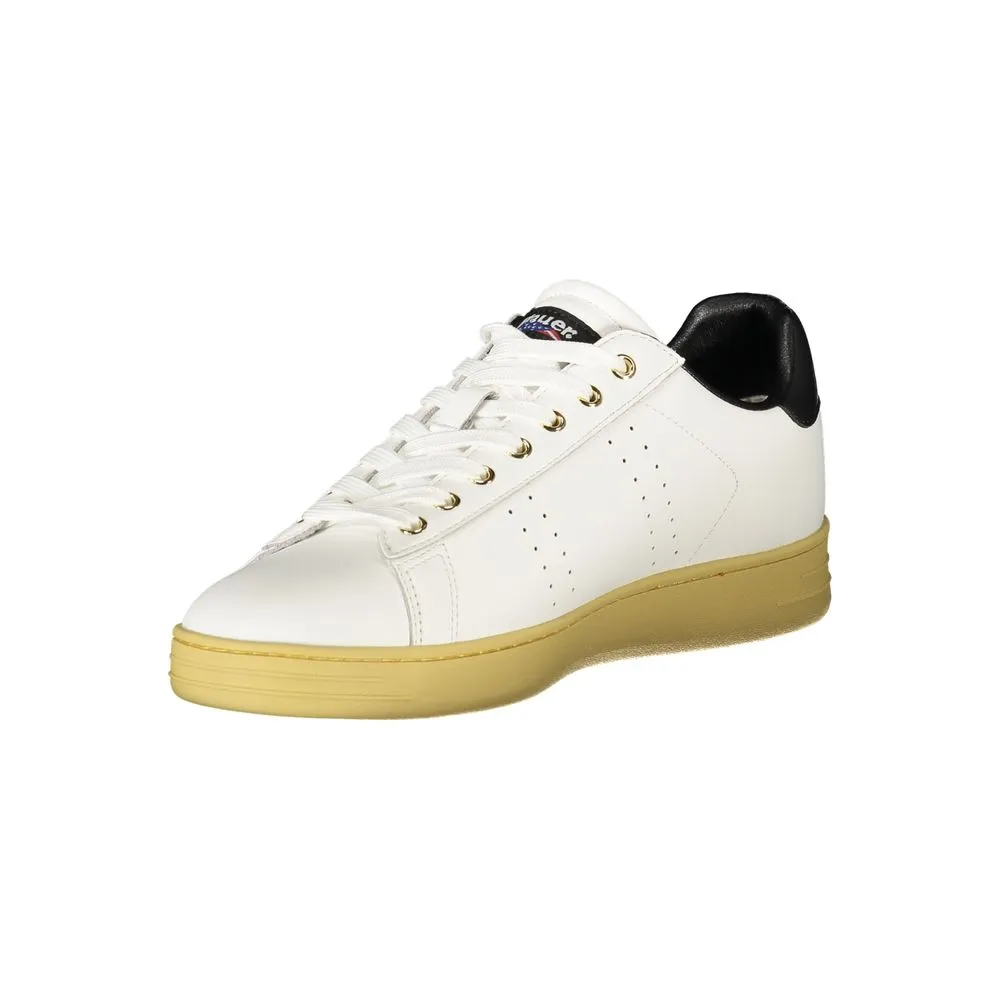 Blauer White Leather Men Sneaker sold by Siebentaschen product image thumbnail 3