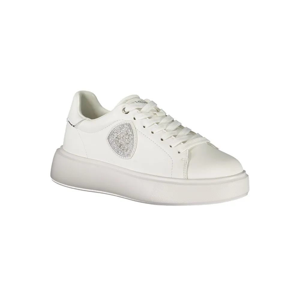 Blauer White Leather Women Sneaker sold by Siebentaschen product image thumbnail 2