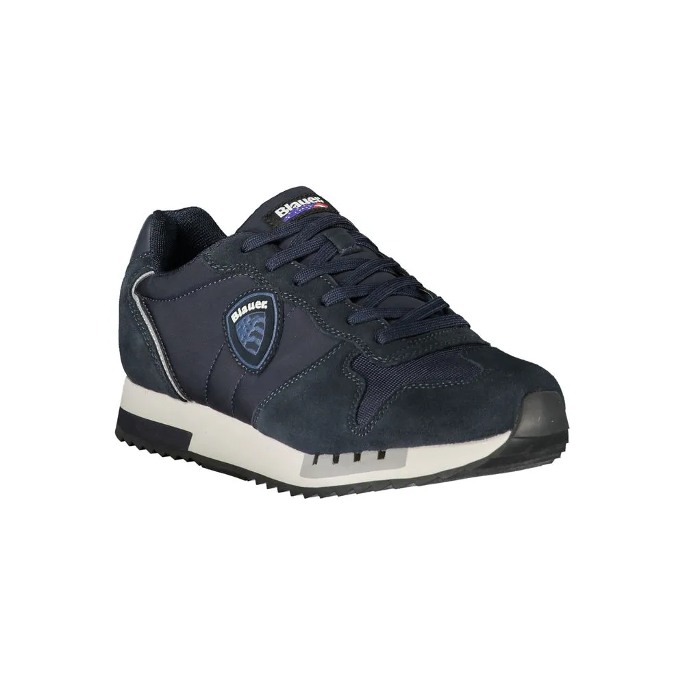Blauer Blue Leather Men Sneaker sold by Siebentaschen product image thumbnail 2
