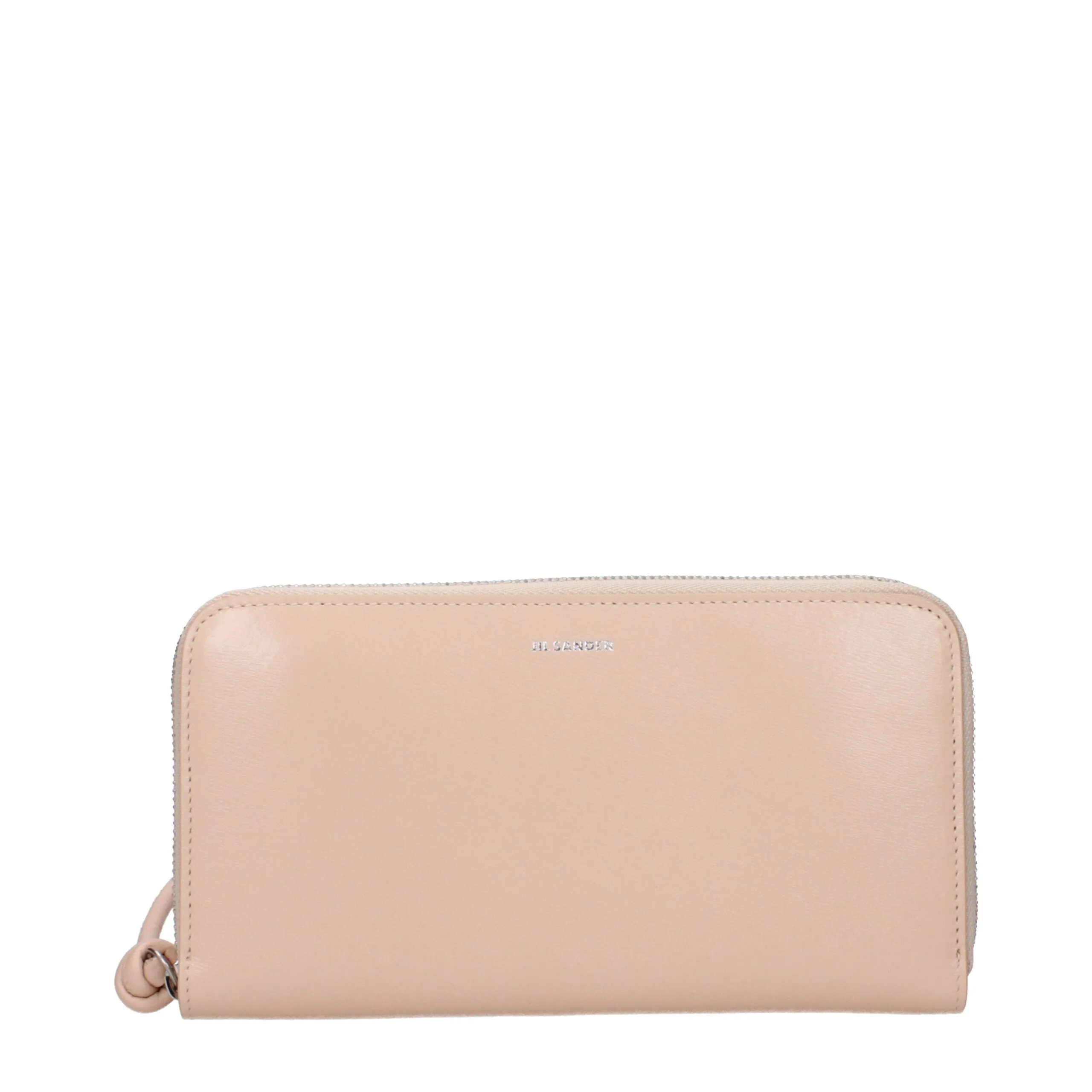 Jil Sander Pink Leather Wallet sold by Siebentaschen