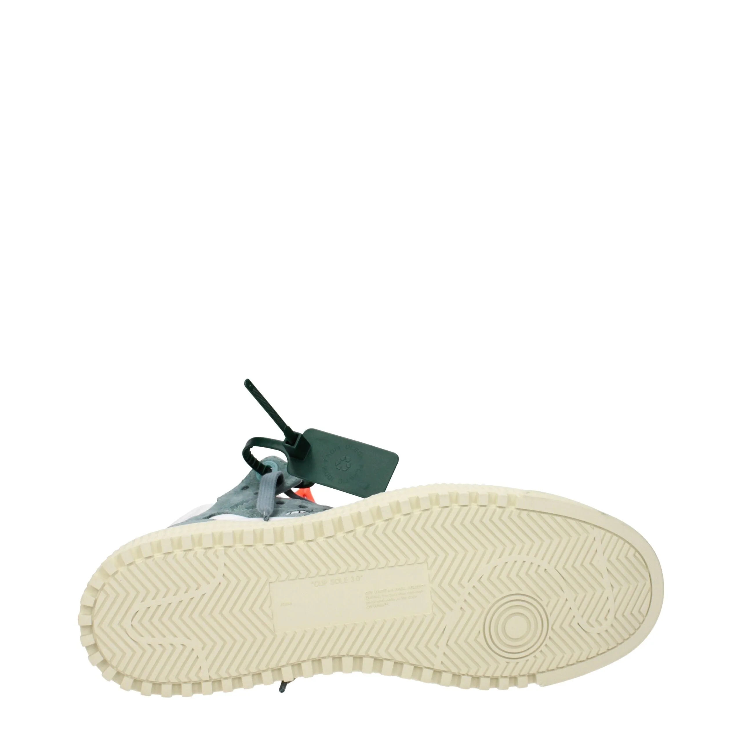 Off-White White Fabric High Top Sneakers sold by Siebentaschen product image thumbnail 5