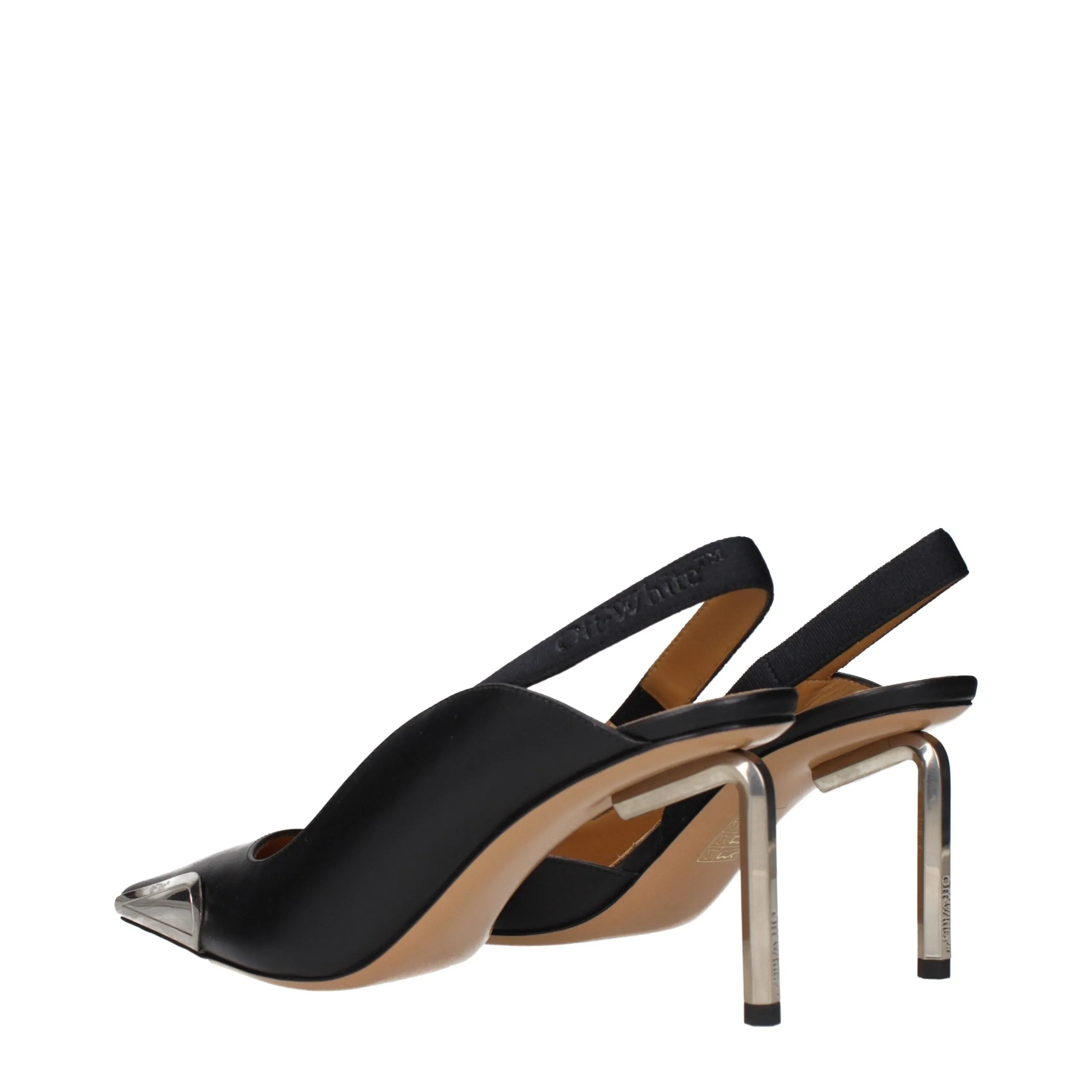 Off-White Black Leather Pumps sold by Siebentaschen product image thumbnail 4