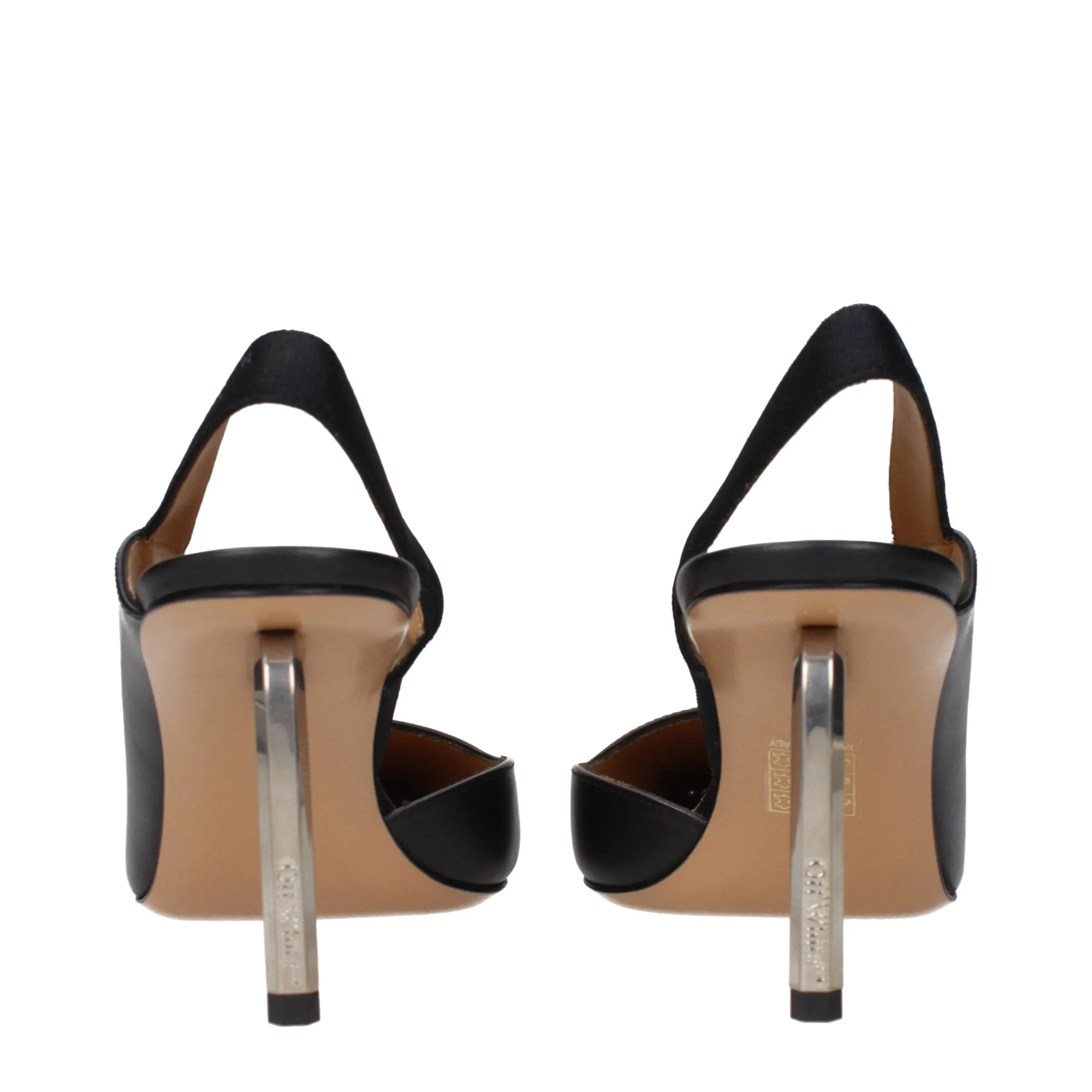 Off-White Black Leather Pumps sold by Siebentaschen product image thumbnail 5