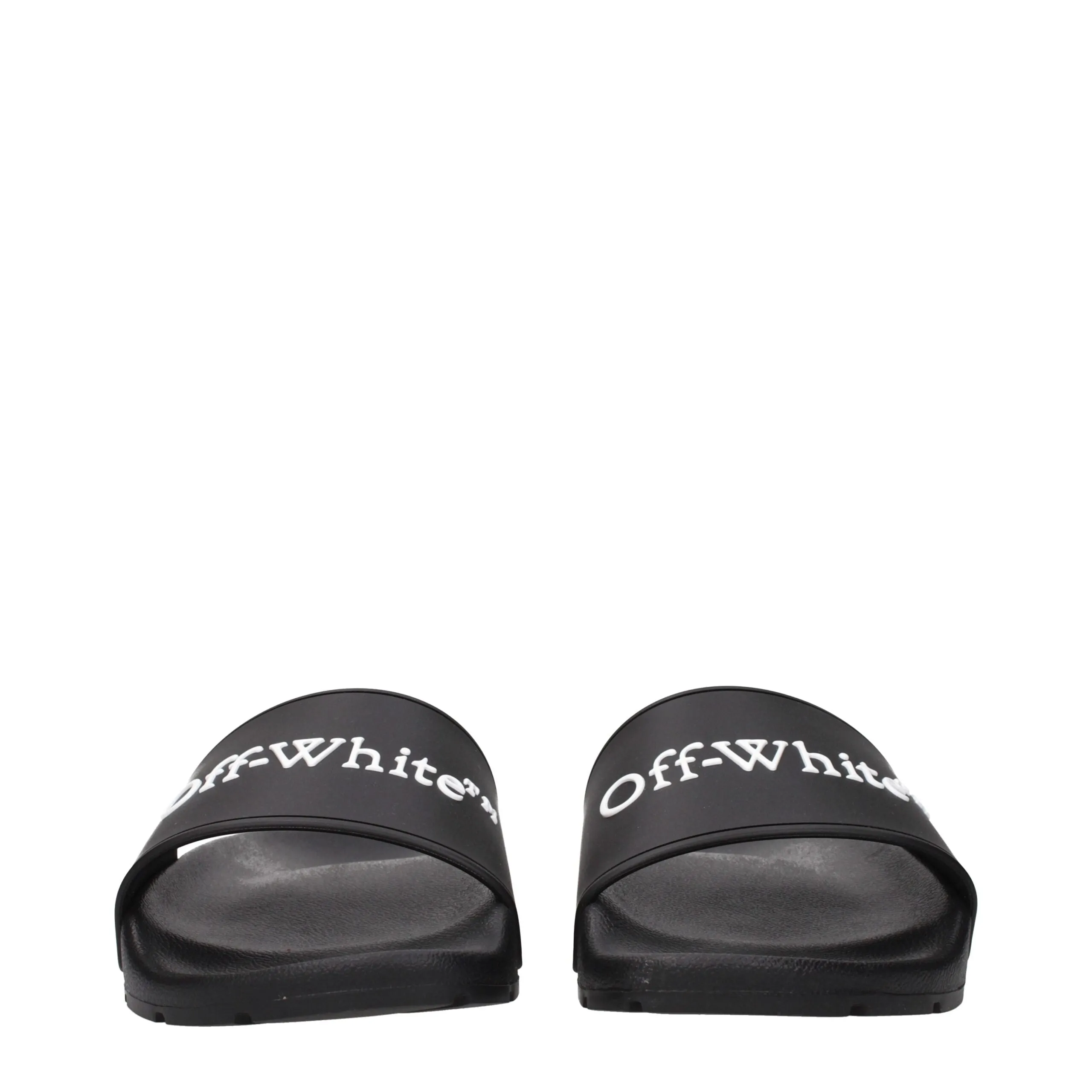 Off-White Black Cotton Slippers sold by Siebentaschen product image thumbnail 3