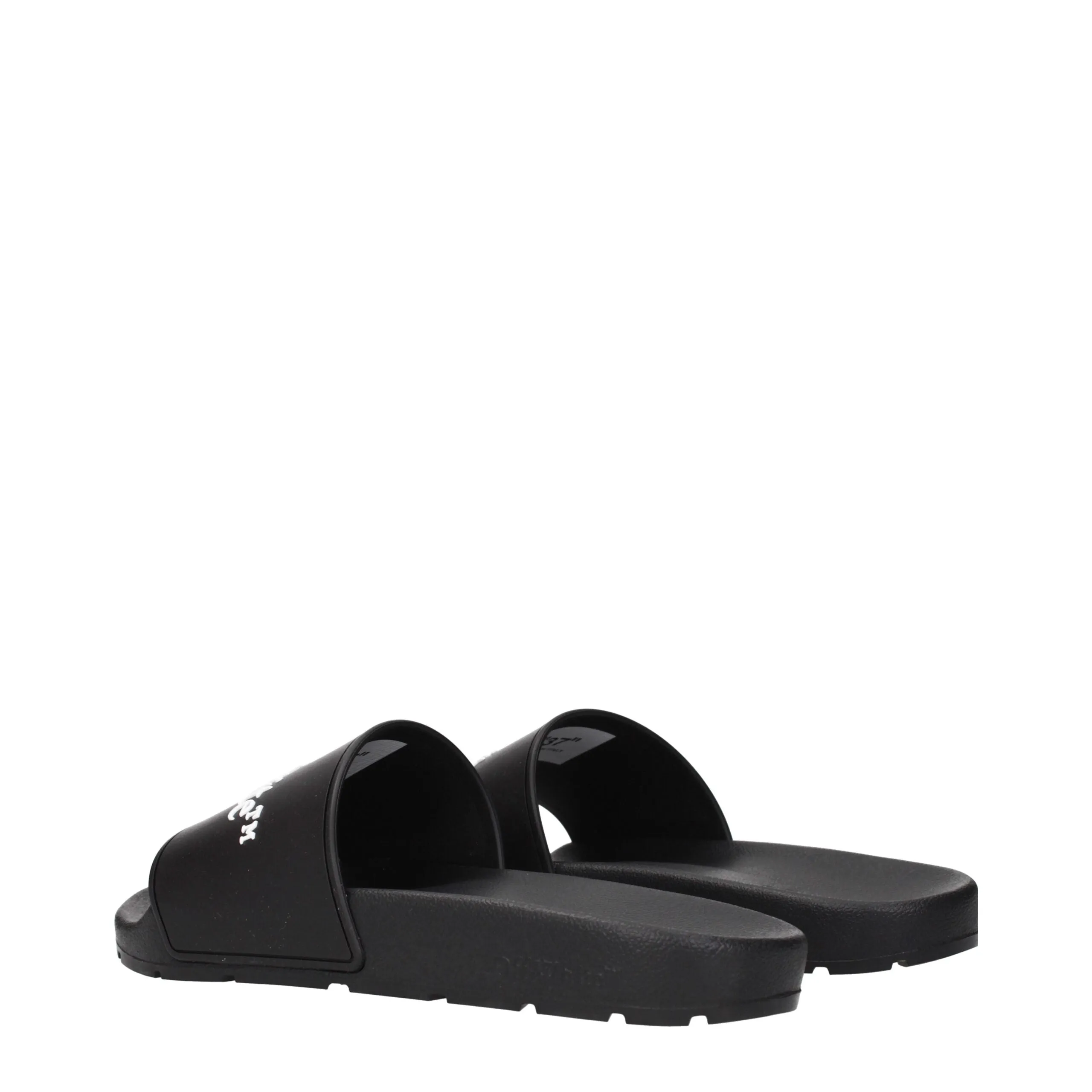 Off-White Black Cotton Slippers sold by Siebentaschen product image thumbnail 4