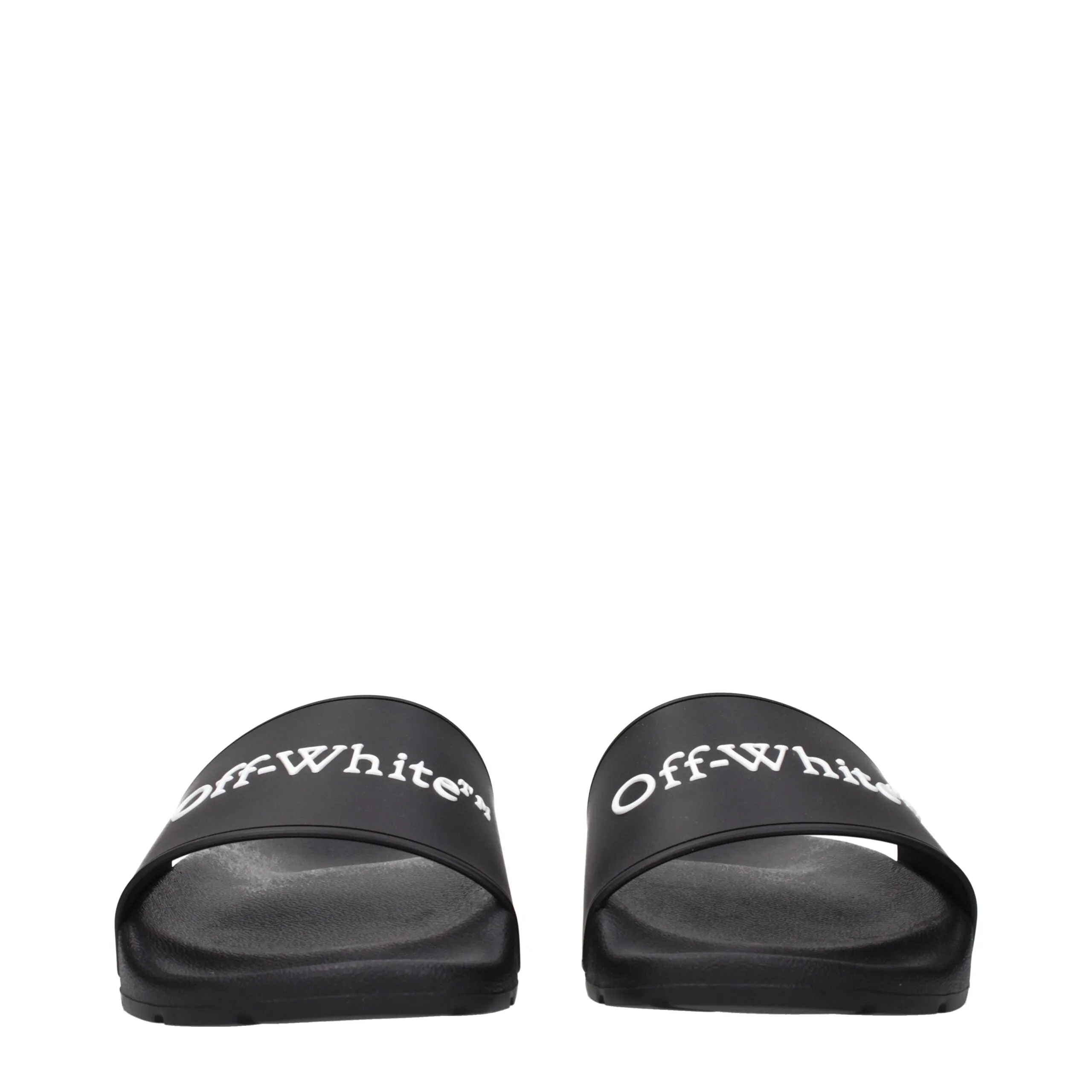 Off-White Black Cotton Slippers sold by Siebentaschen product image thumbnail 3