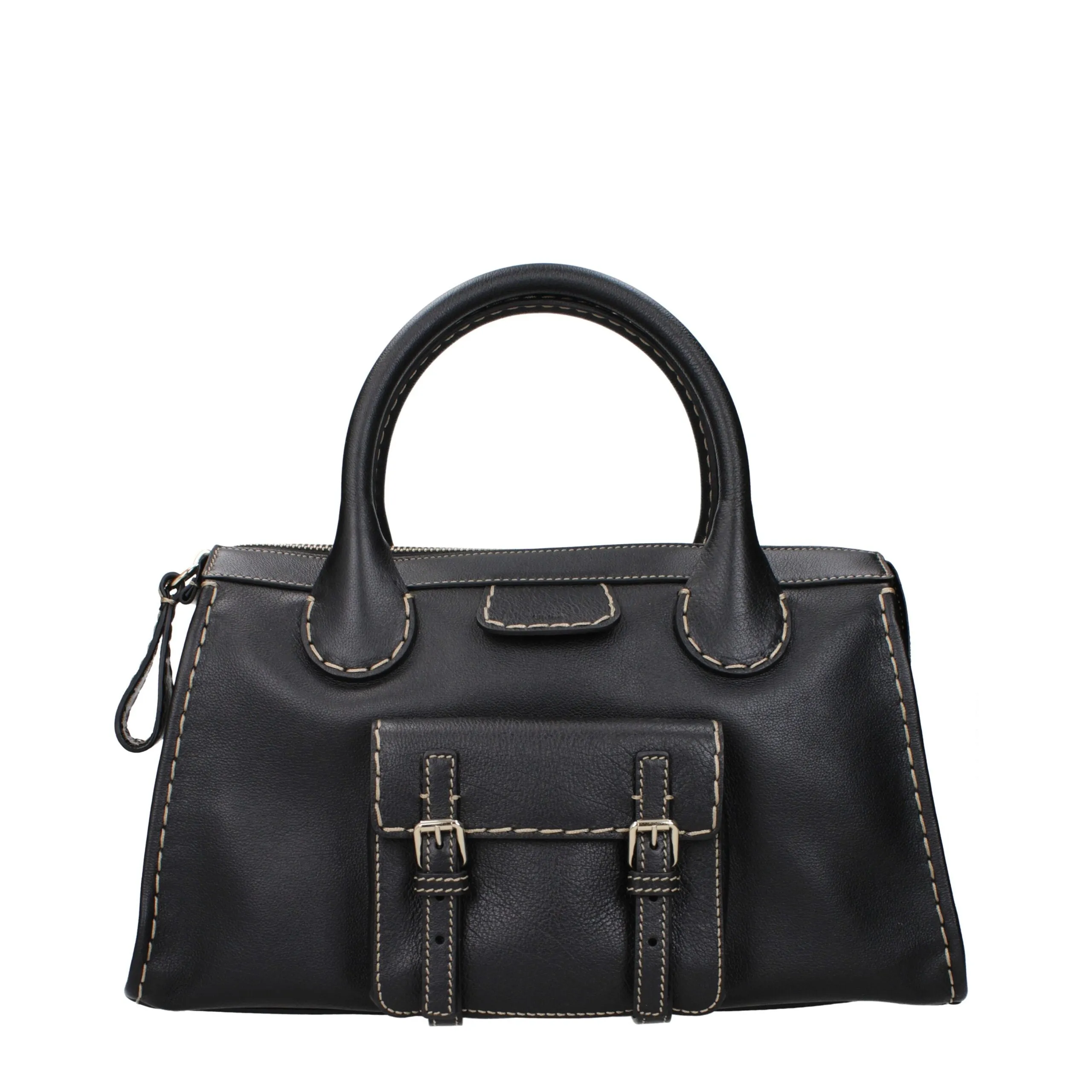 Chloé Black Leather Handbag sold by Siebentaschen product image thumbnail 3