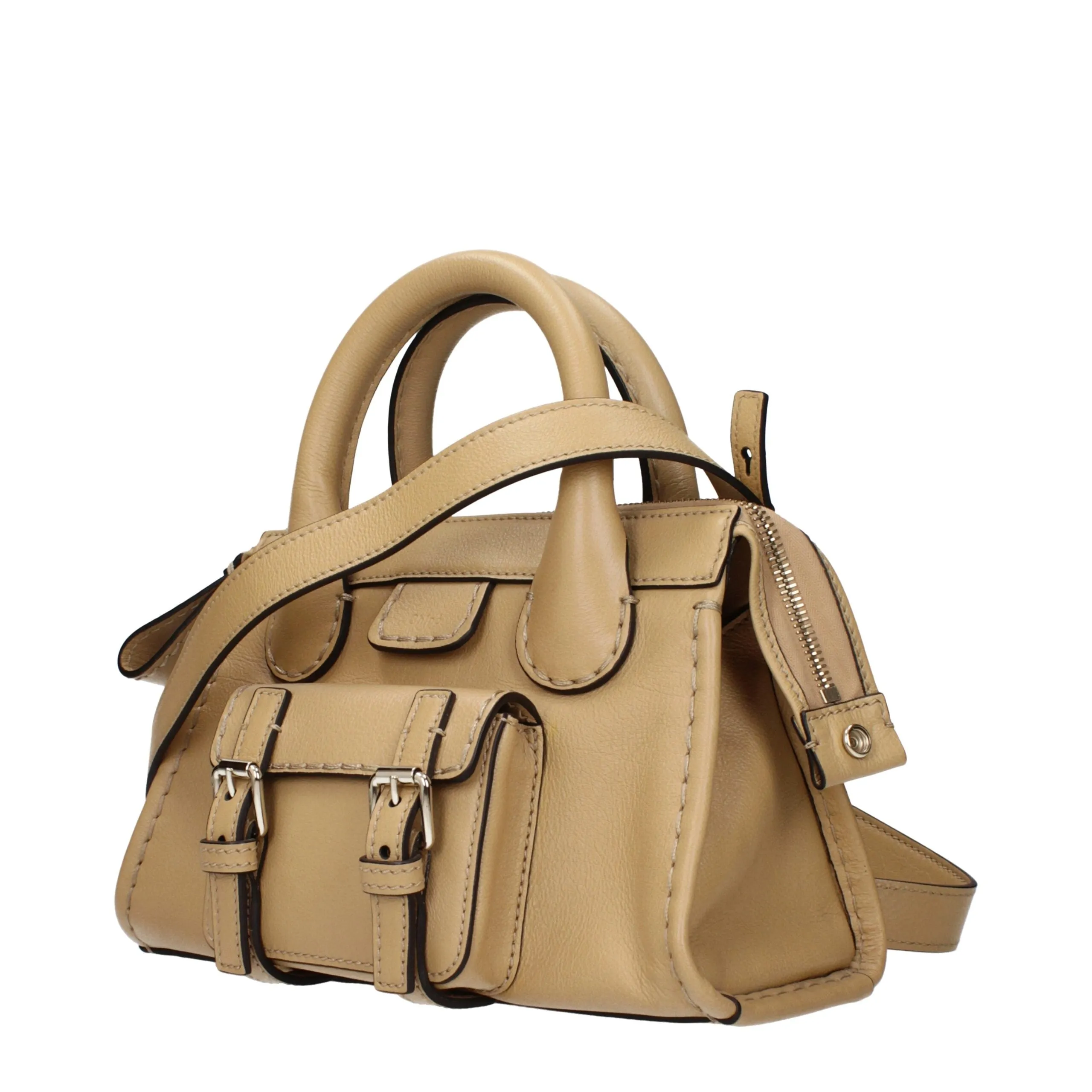 Chloé Beige Leather Handbag sold by Siebentaschen product image thumbnail 2