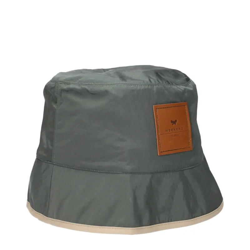 Max Mara Green Polyamide Bucket Hat sold by Siebentaschen